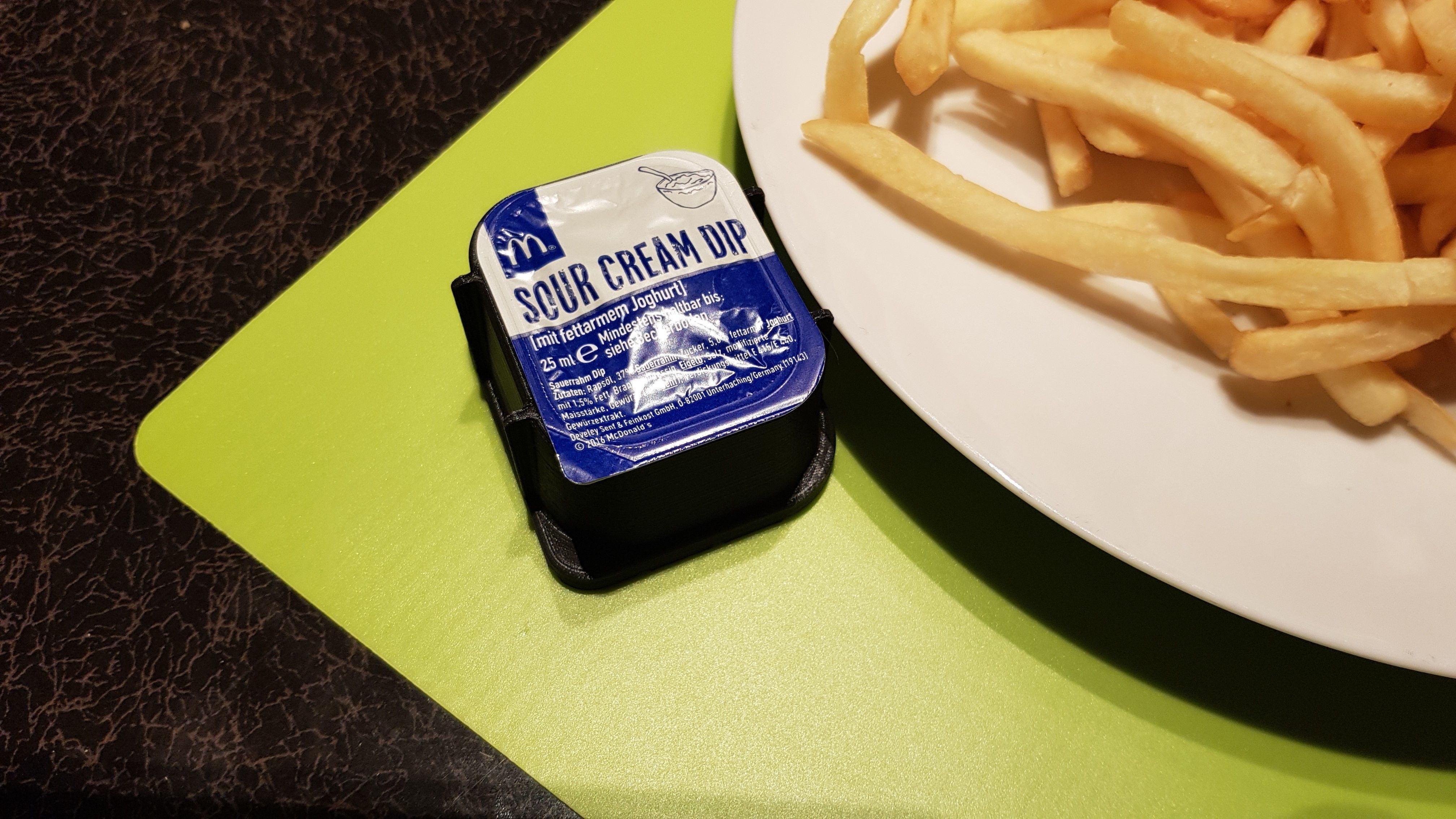 McDonalds Sauce Cup Holder 3D model 3D printable CGTrader