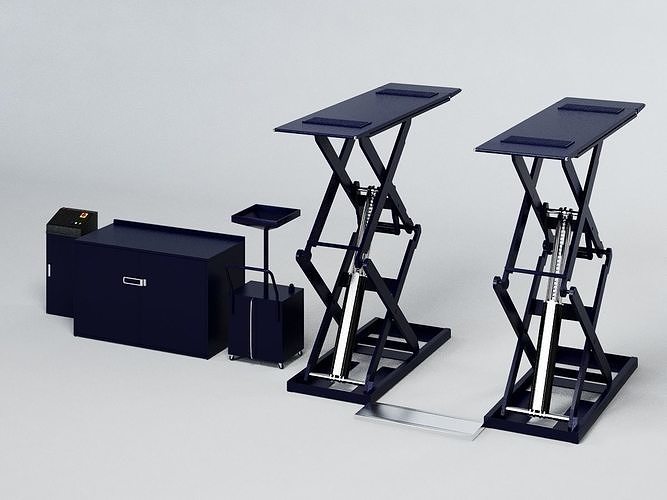 Repair Shop Props 3D model CGTrader