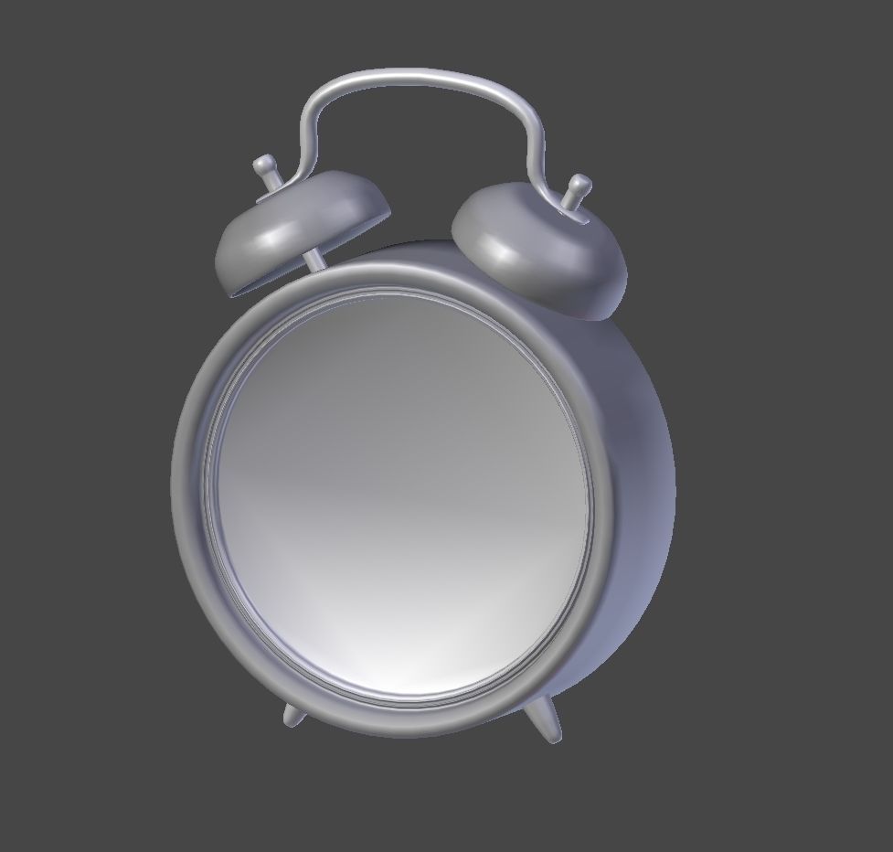 Alarm Clock 3D Model OBJ 3DS FBX DAE MTL