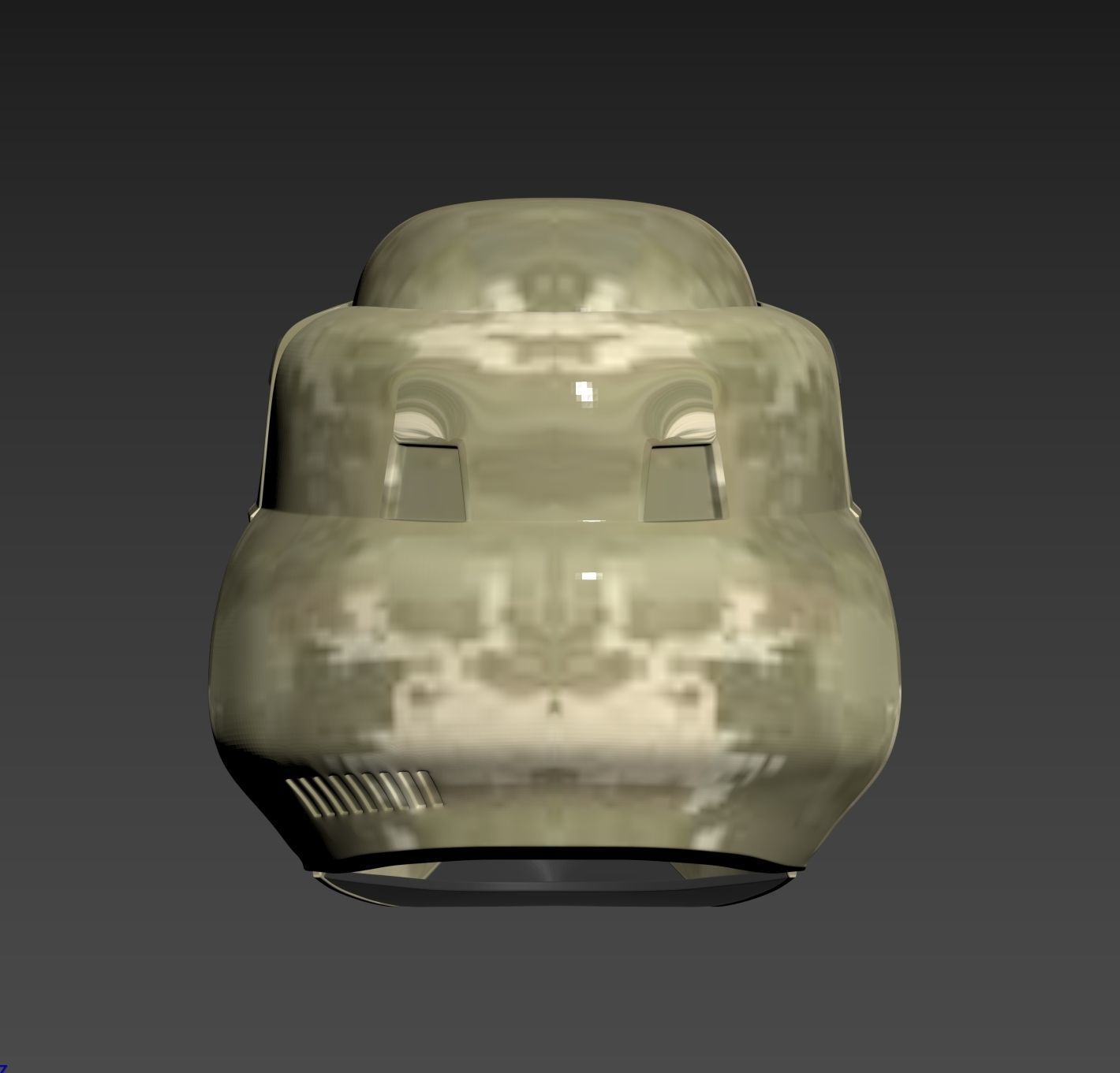 Star Wars 41st Clone scout trooper Kashyyyk Helmet Cosplay 3D model 3D