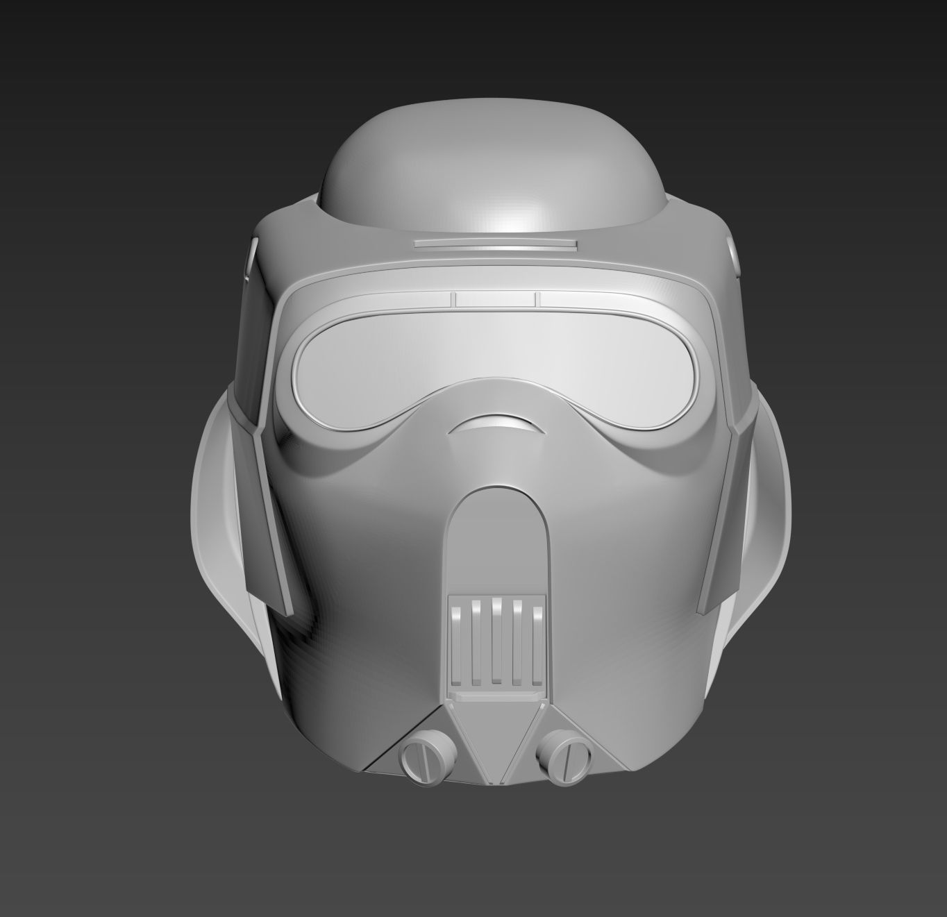 Star Wars 41st Clone scout trooper Kashyyyk Helmet Cosplay 3D model 3D