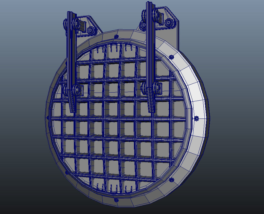 3D Sewer Gate Door Cover 3D model CGTrader