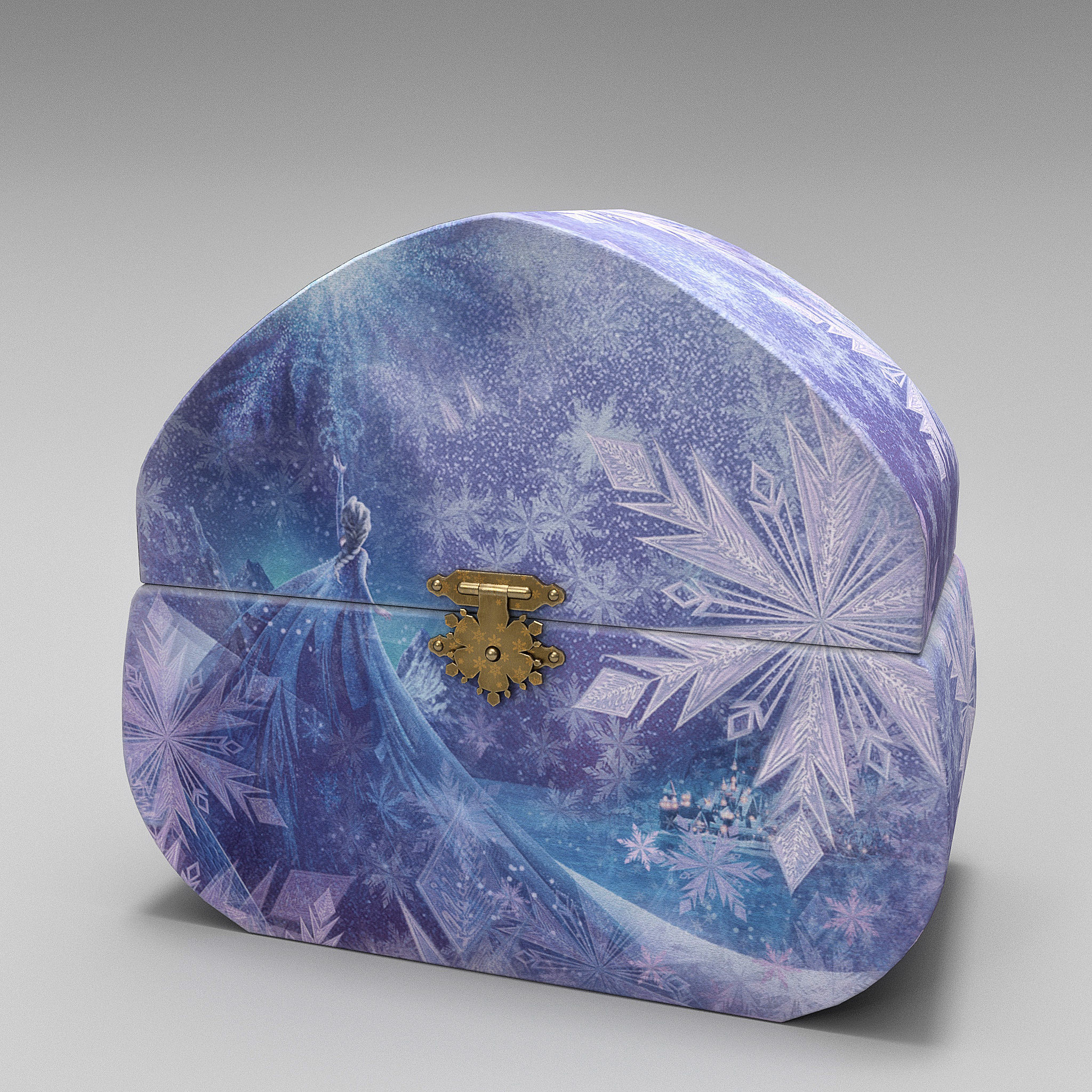 3D model Frozen Elsa Musicbox VR / AR / lowpoly CGTrader