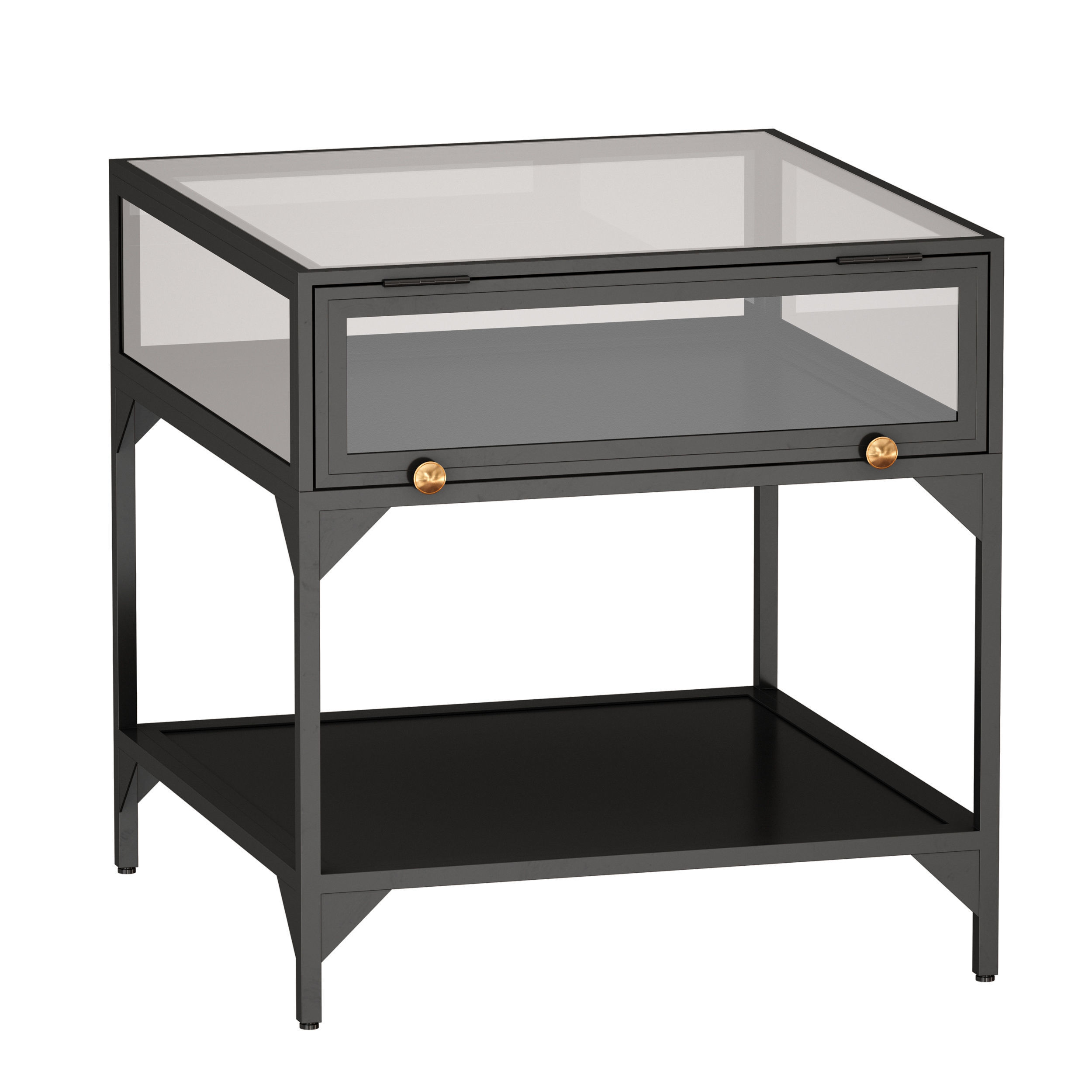 3D Ventana Display End Table Crate and Barrel CGTrader