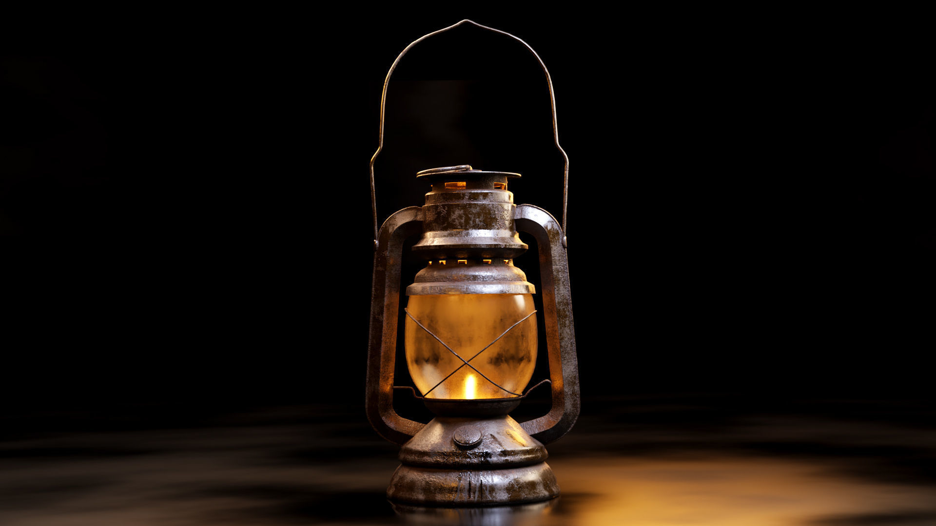 Old oil lantern-Lantern