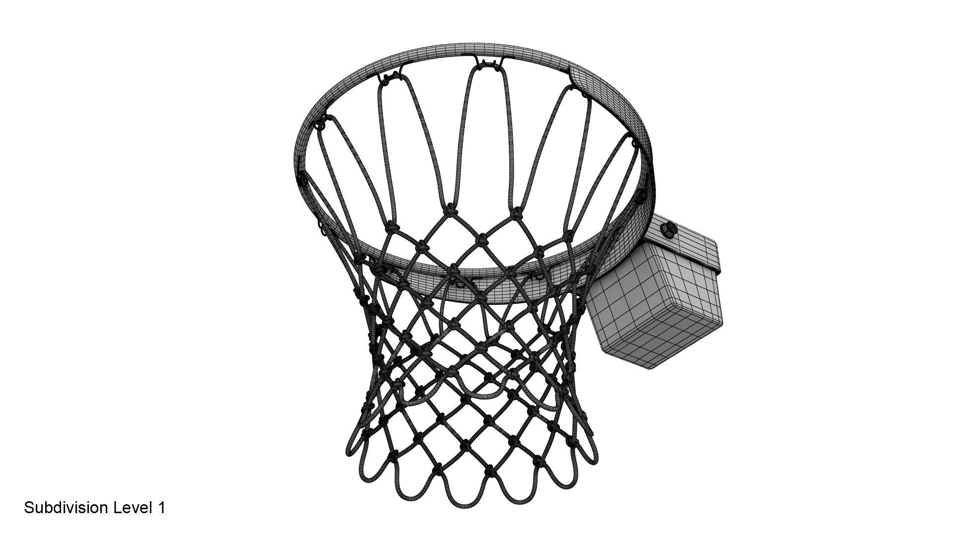 Basketball rim 3D model CGTrader