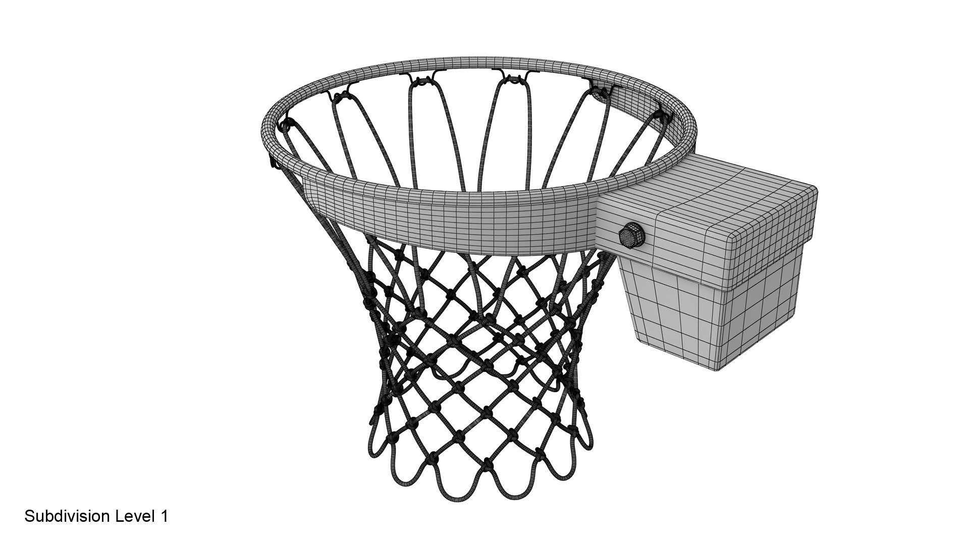 Basketball rim 3D model CGTrader