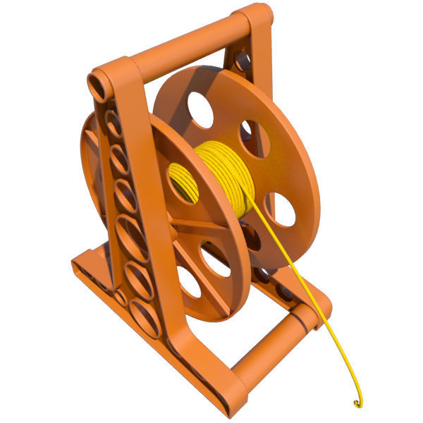 Rope - Cord Reel 3D model | CGTrader