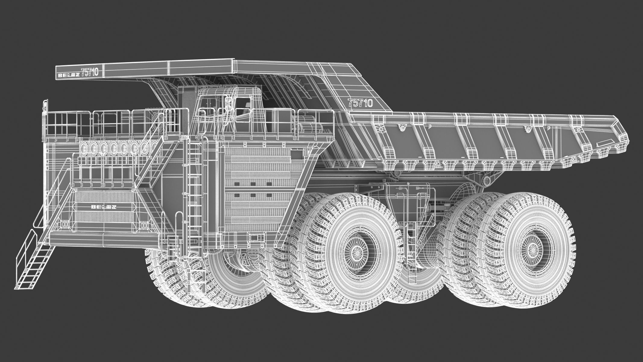5 Biggest Truck in the World 3D model CGTrader