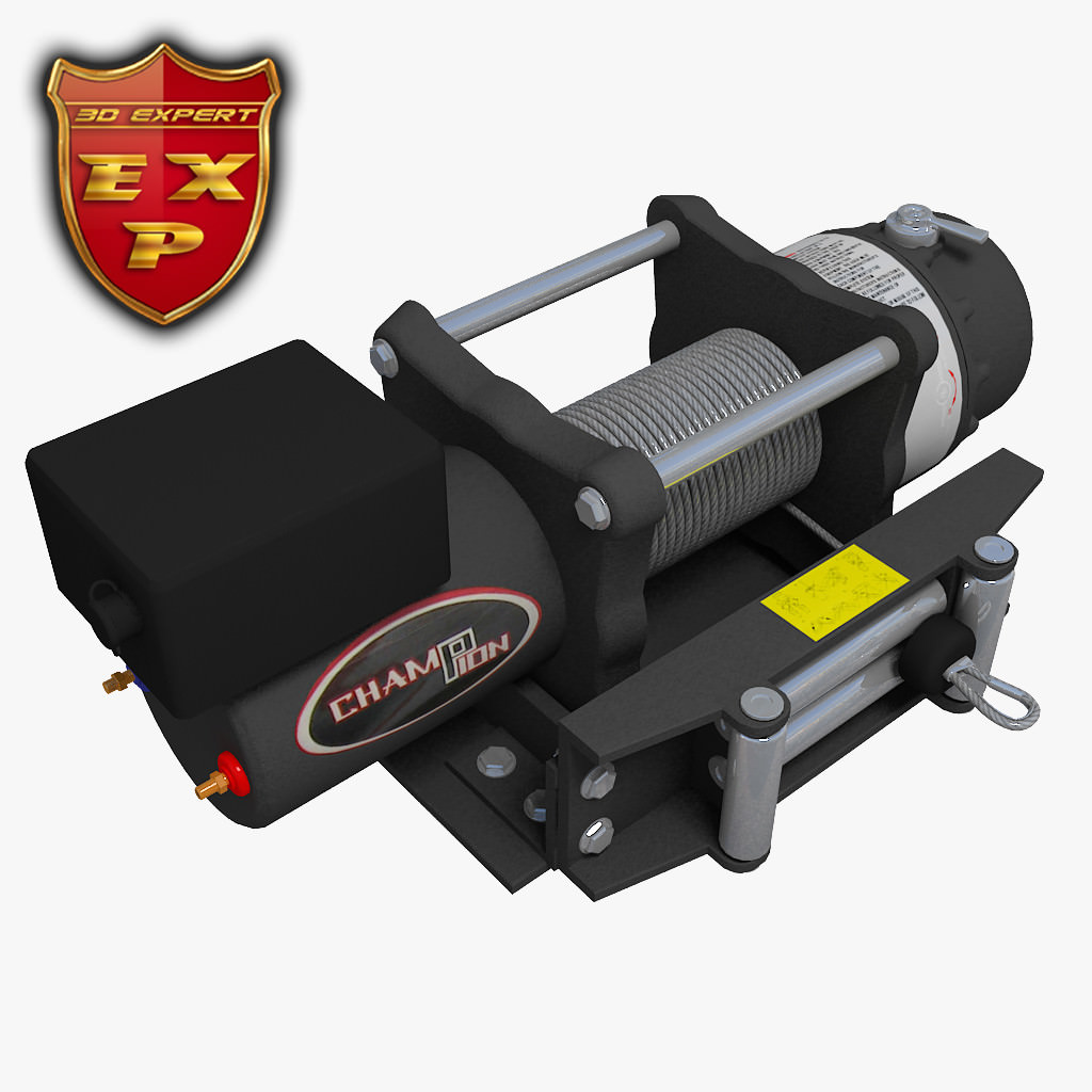 3D model Winch v 1 CGTrader