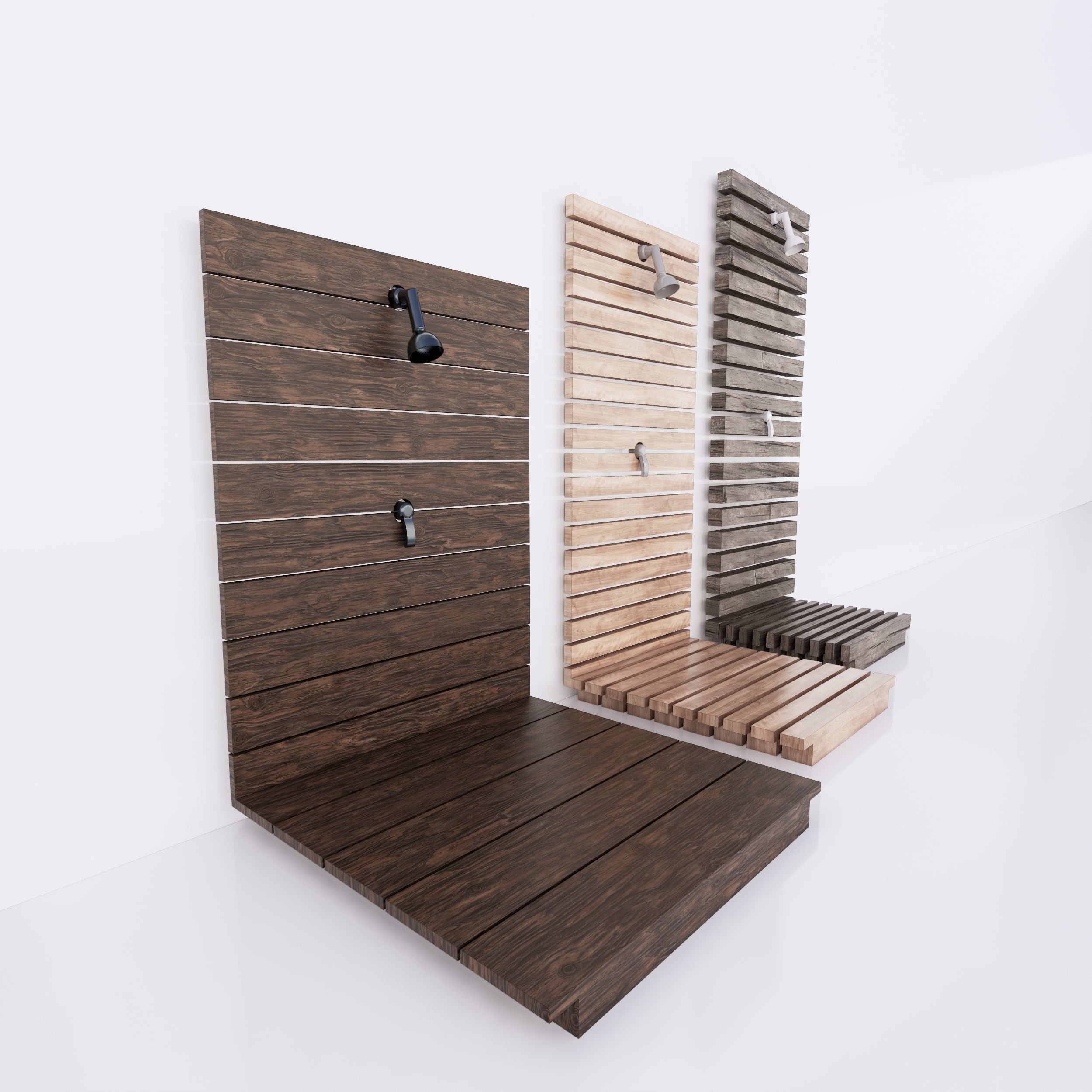 Exterior shower Full parametric Revit Family free VR / AR / lowpoly