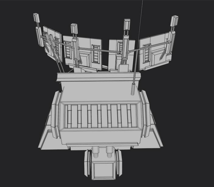 3D model Broken futuristic computer VR / AR / low-poly | CGTrader