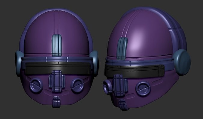helmet high poly sculpt 3d printable free 3D model | CGTrader