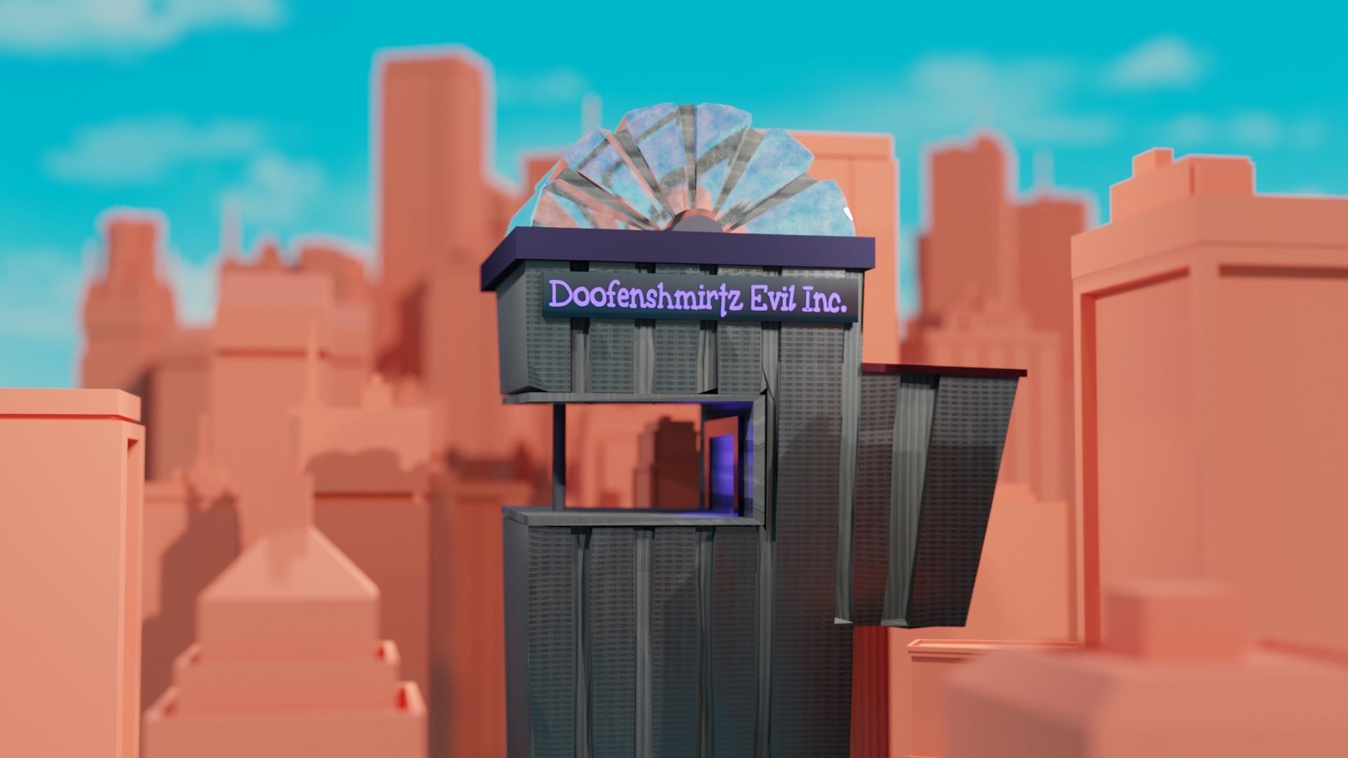 doofenshmirtz evil inc free 3D model | CGTrader