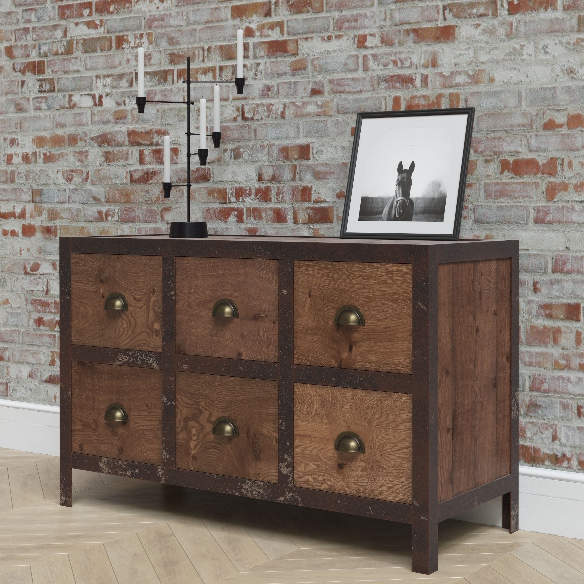 ZUO ERA Fort Mason Dresser 3D model CGTrader