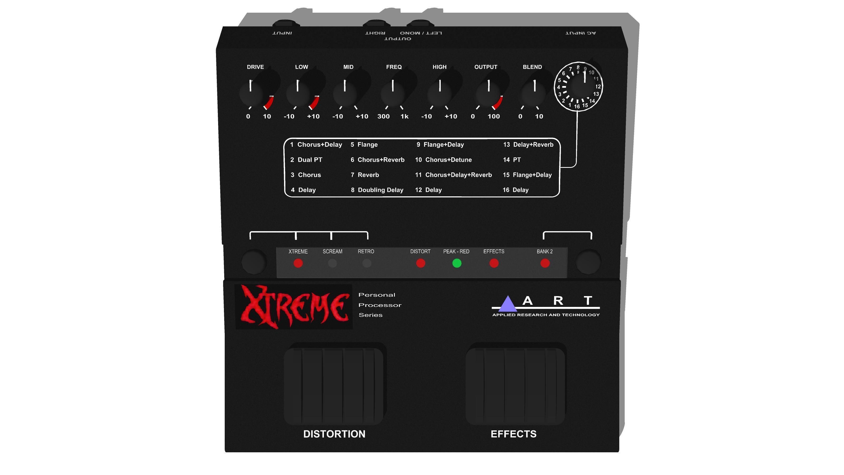 Guitar Effects Pedal - Processor - Art Xtreme