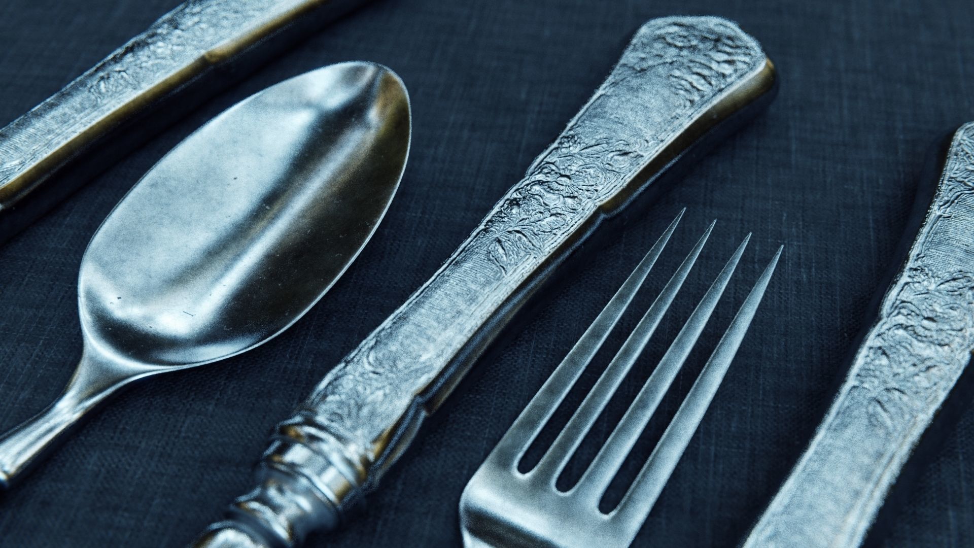 fancy cutlery set 3D model CGTrader