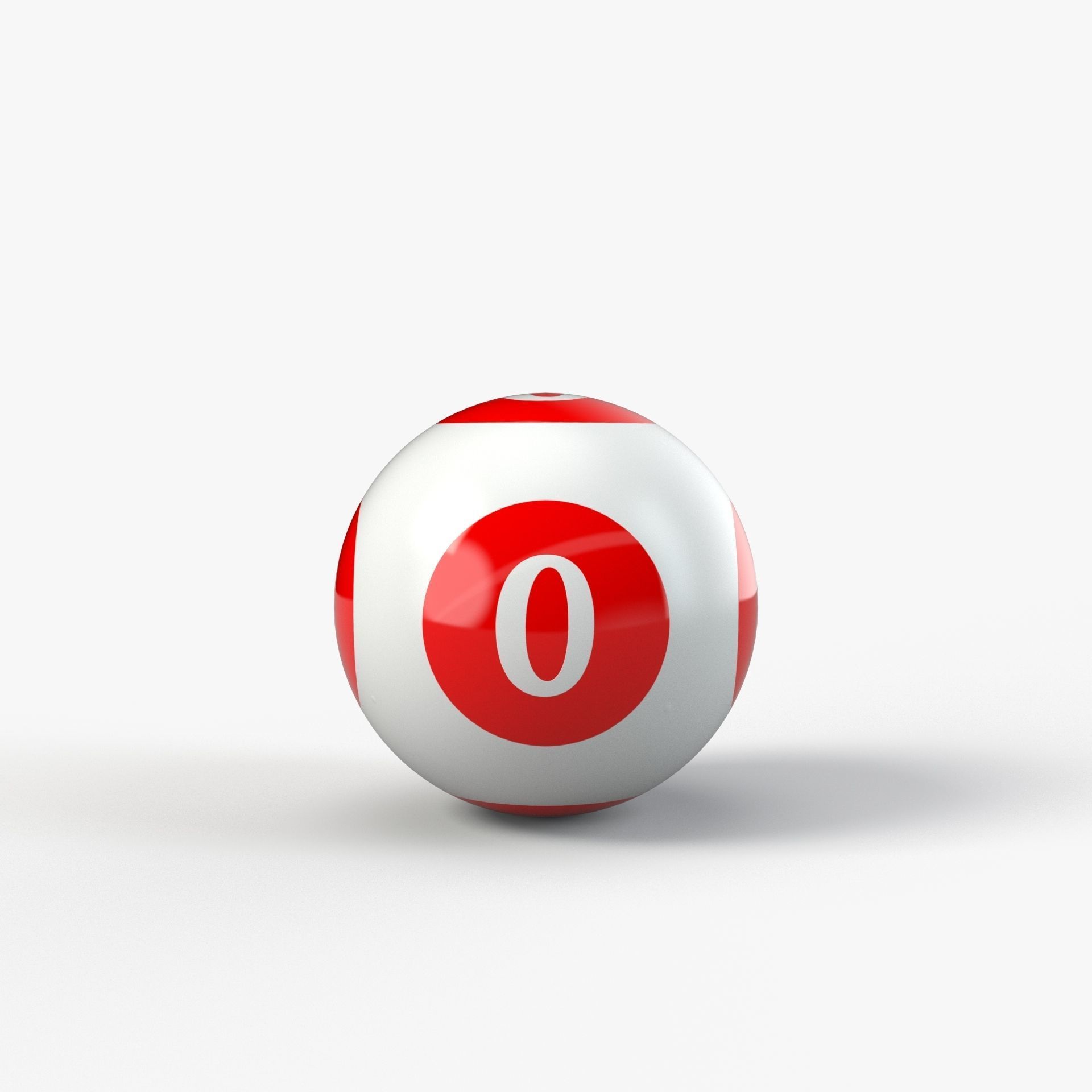 3D model 0-60 Bingo Balls set with PBR Textures VR / AR / low-poly ...