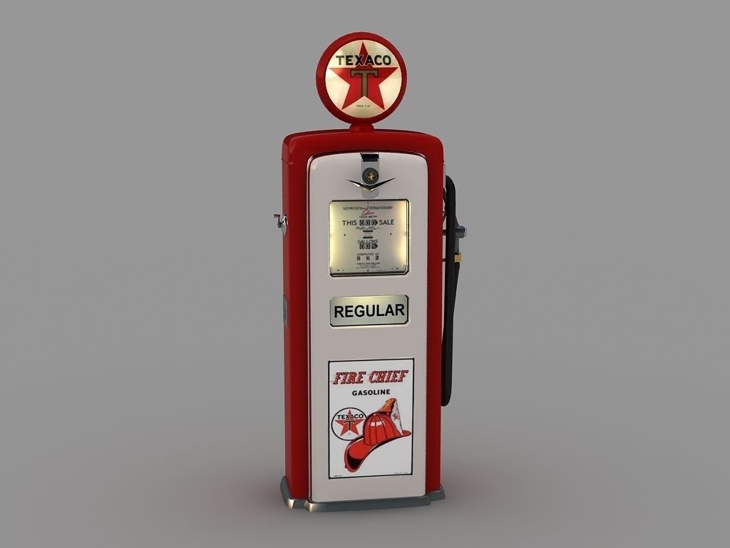 old Gas Pumps 3D model | CGTrader