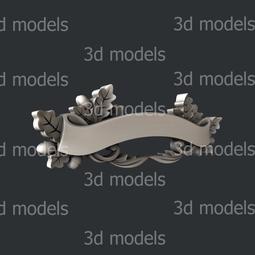 3d STL models for CNC router ribbon set 3D model | CGTrader