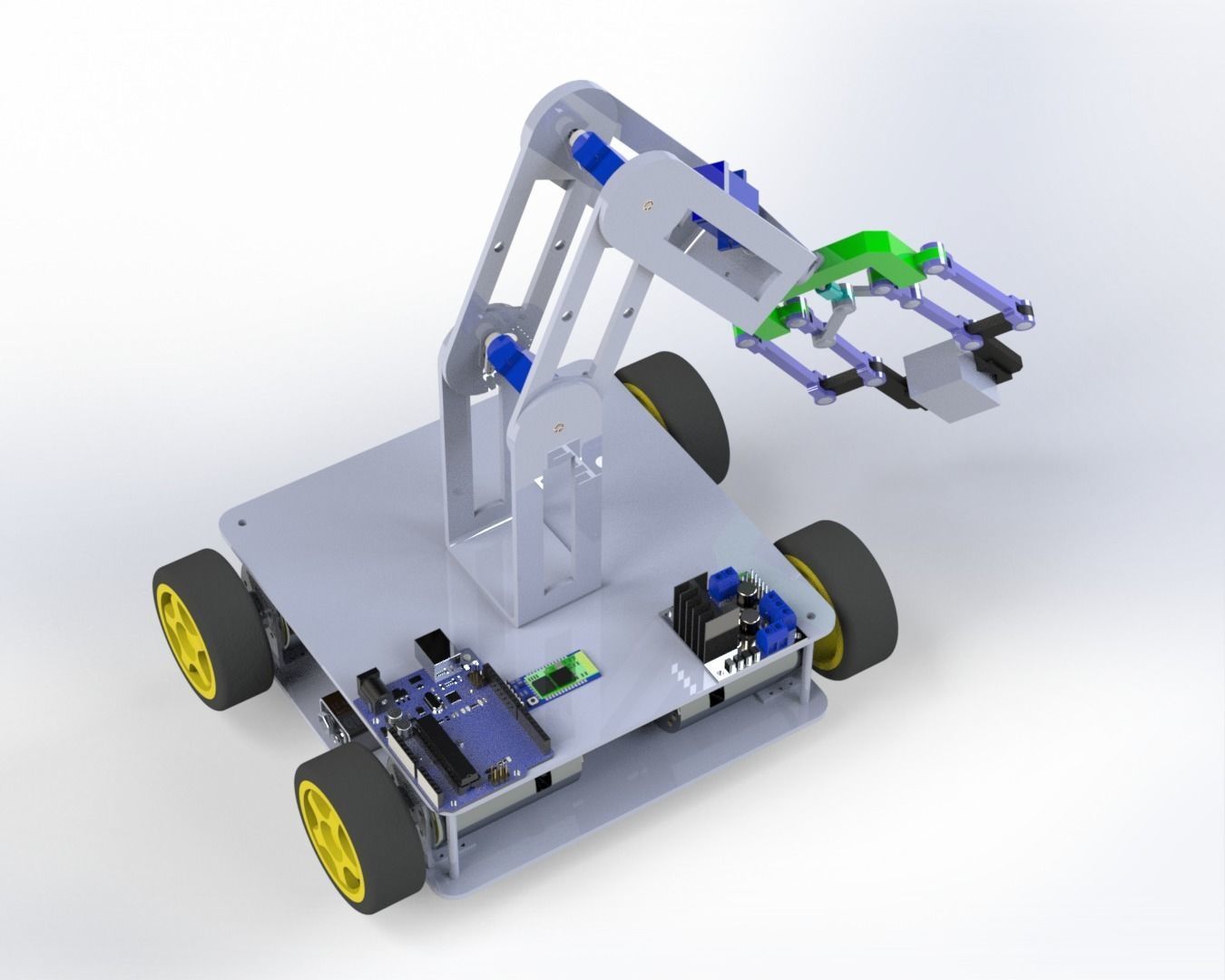 3D print model Controller robot with Gripper arm 1
