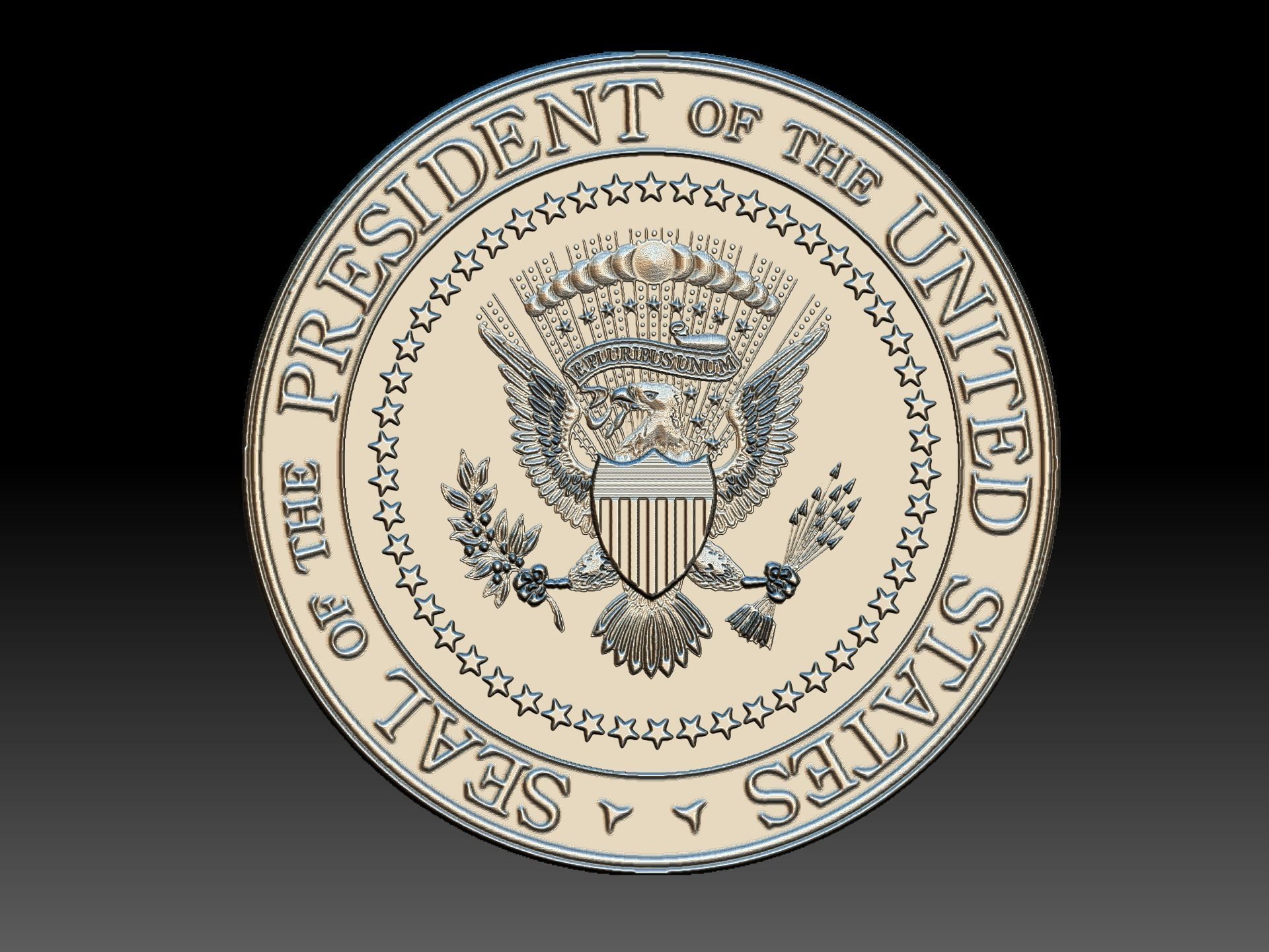 Presidential Seal 3d Printing