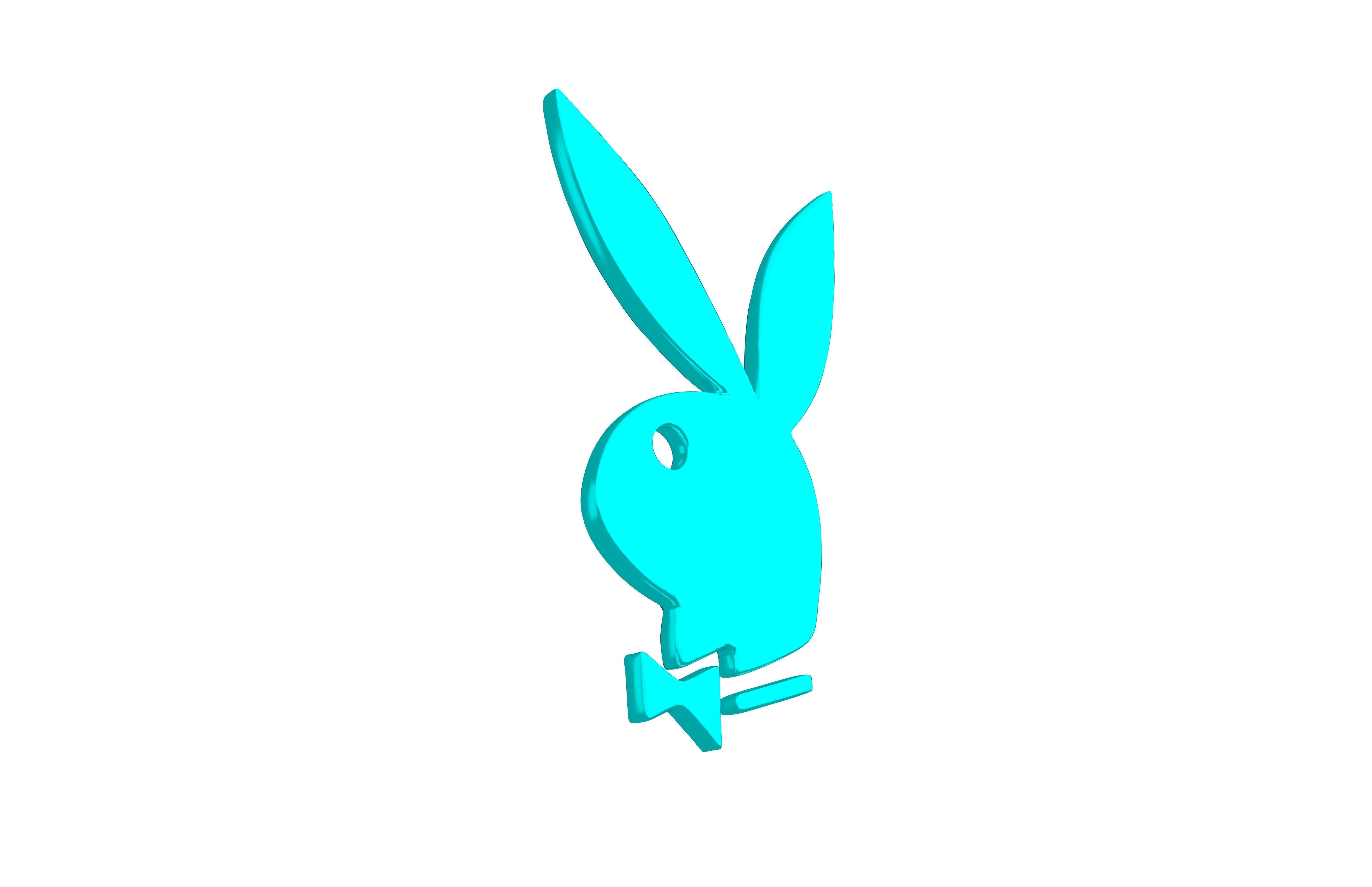 Playboy Logo v1 008 free VR / AR / lowpoly 3D model CGTrader