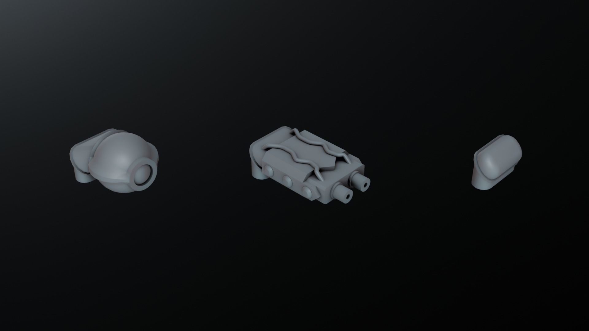Sci Fi Terrain Pack 01 3D model 3D printable | CGTrader