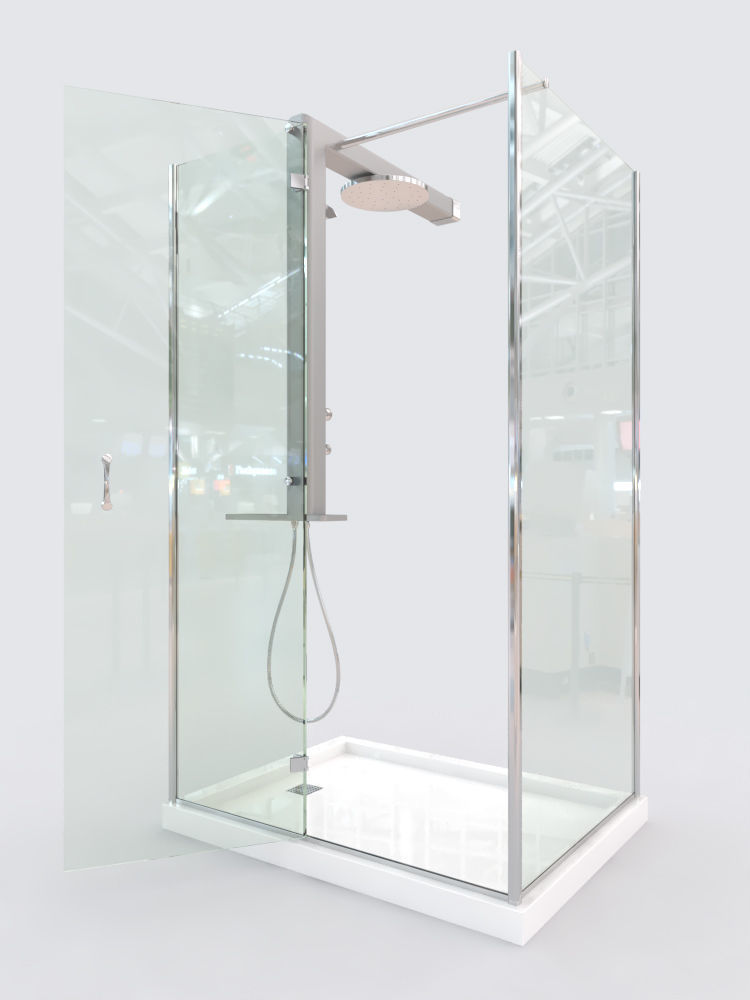 Shower cabin Jacuzzi 3D model CGTrader