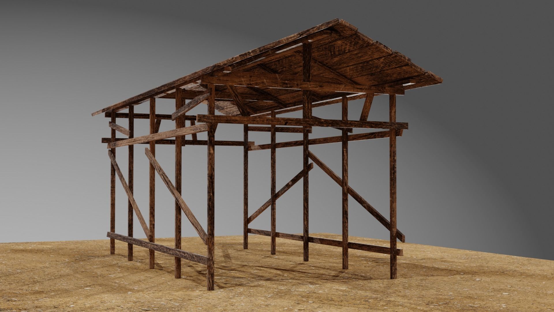 Wooden Shed or Shelter