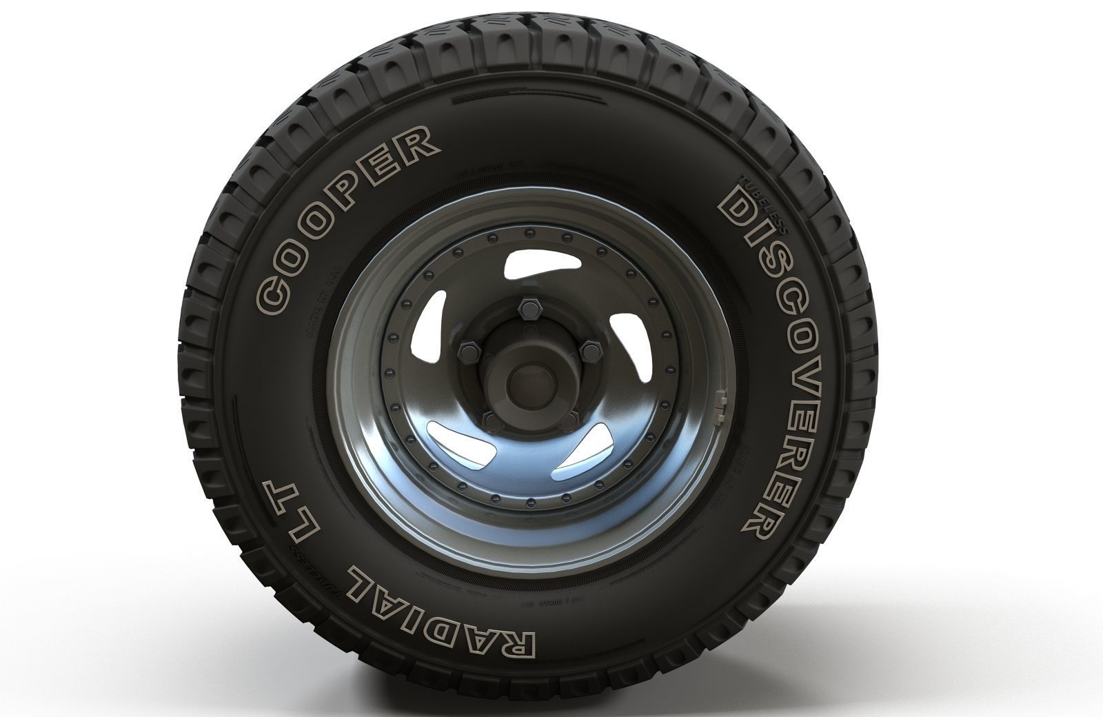 Offroad wheel 3D model | CGTrader