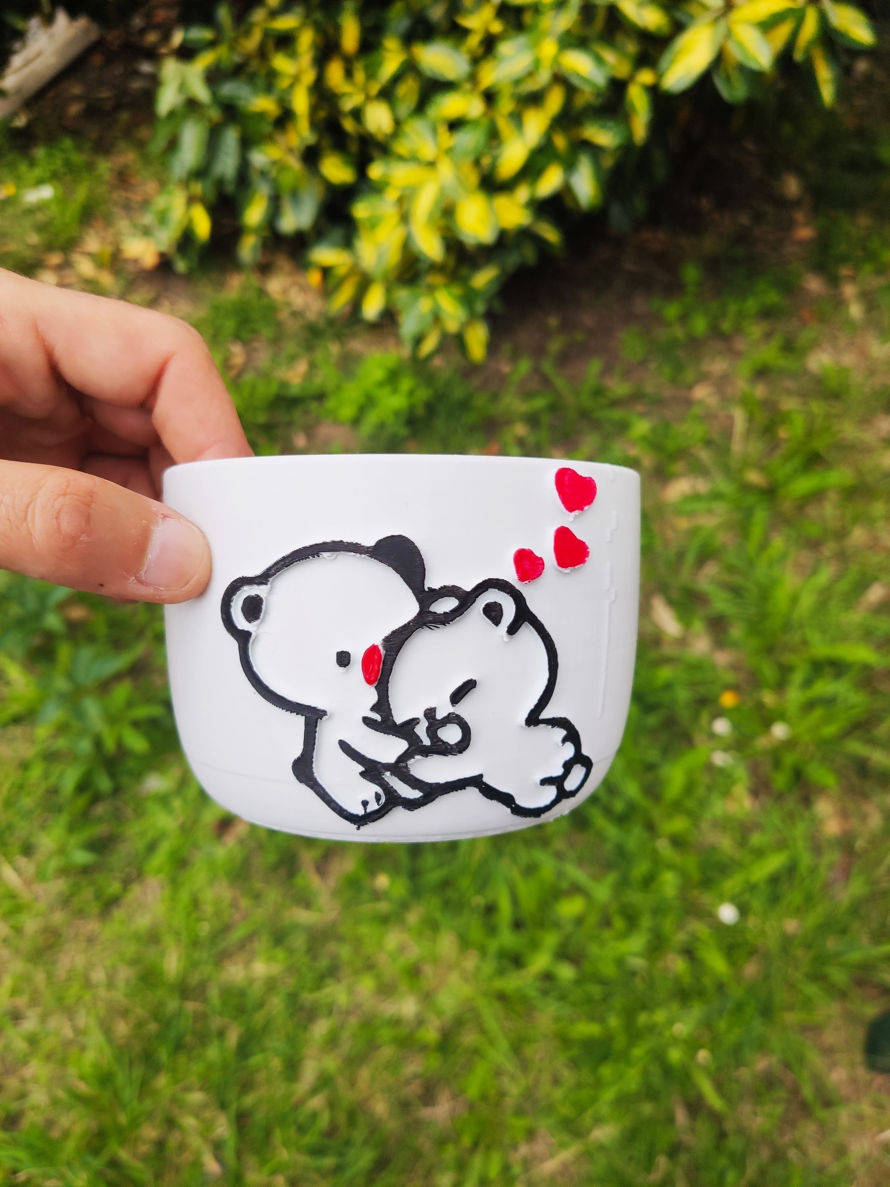pot bear and emoji