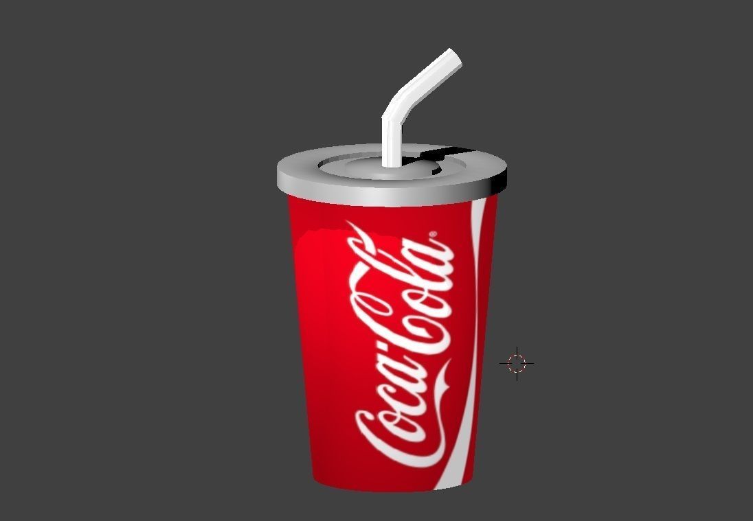 3D model Paper soda cup VR / AR / low-poly | CGTrader