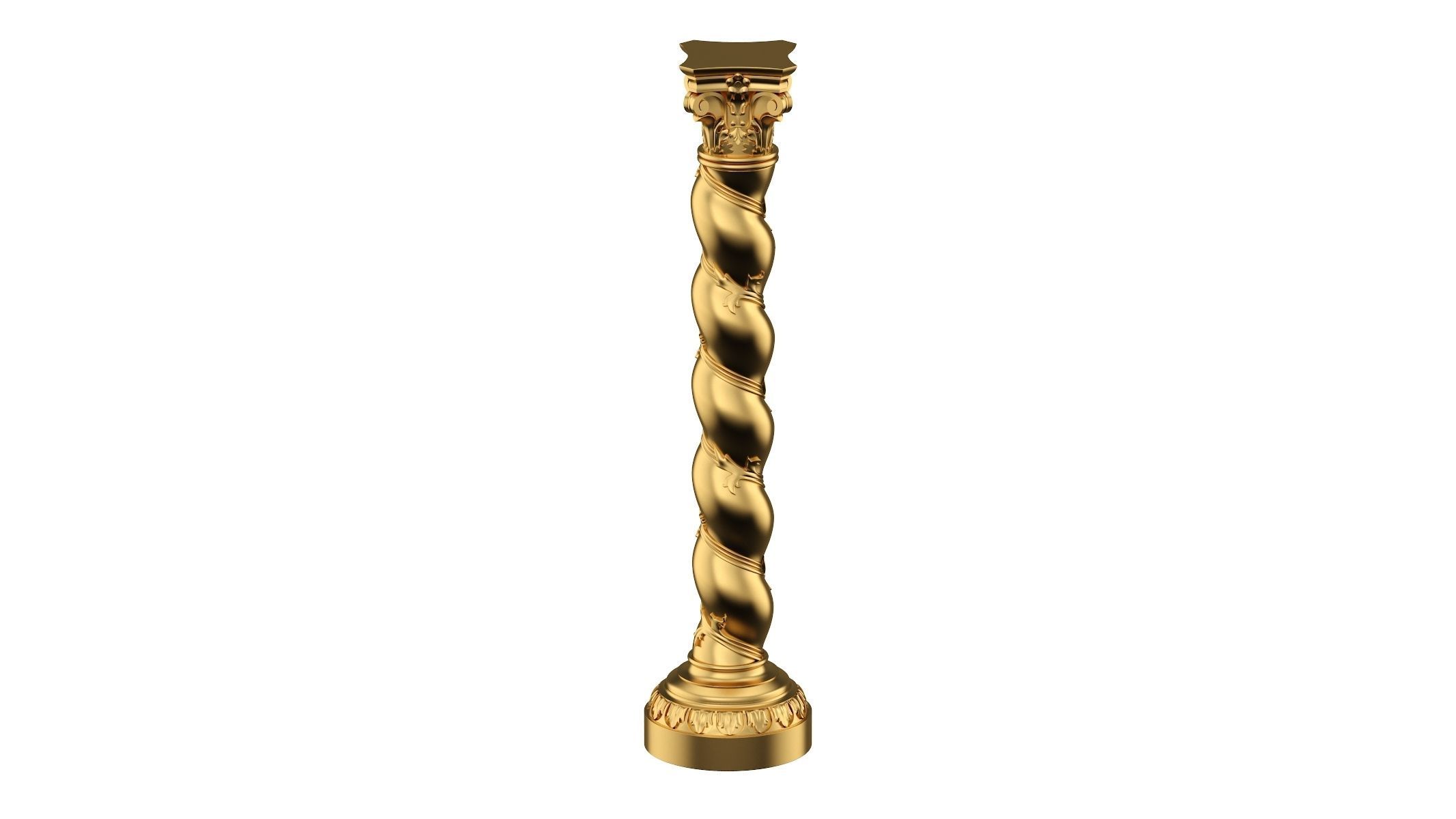 Solomonic Column Gold