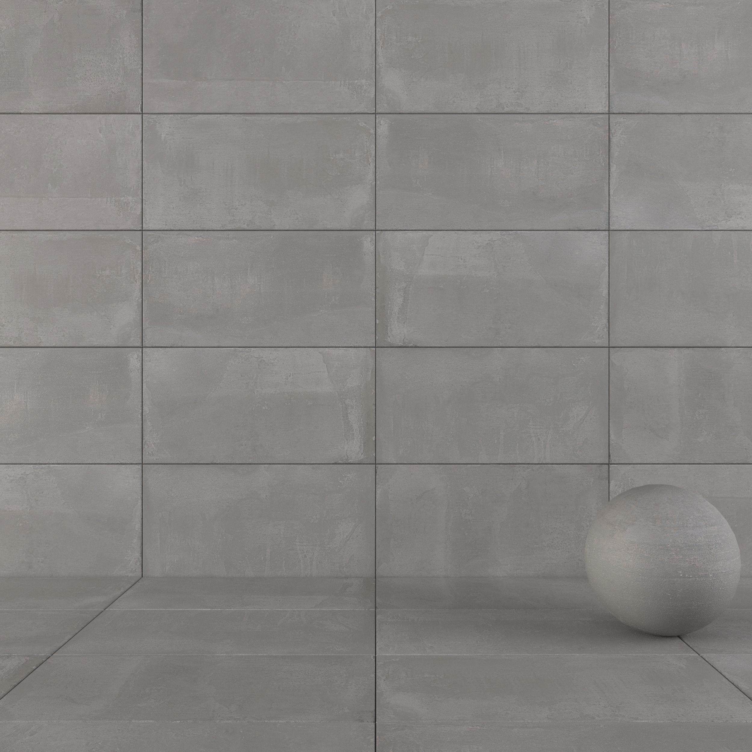 Concrete wall tiles Concrea Grey Texture CGTrader