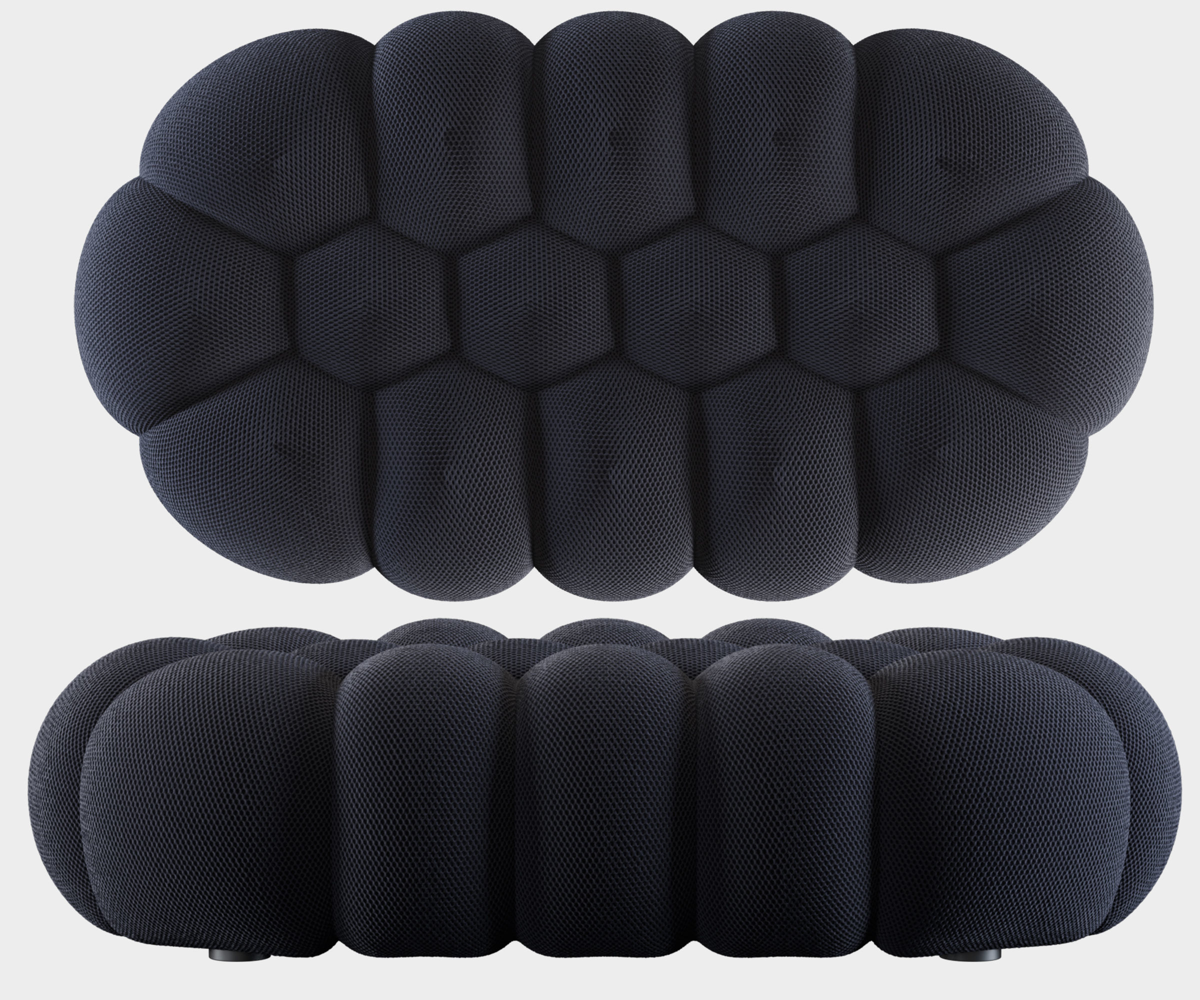 Roche Bobois Bubble Ottomans 3D model CGTrader