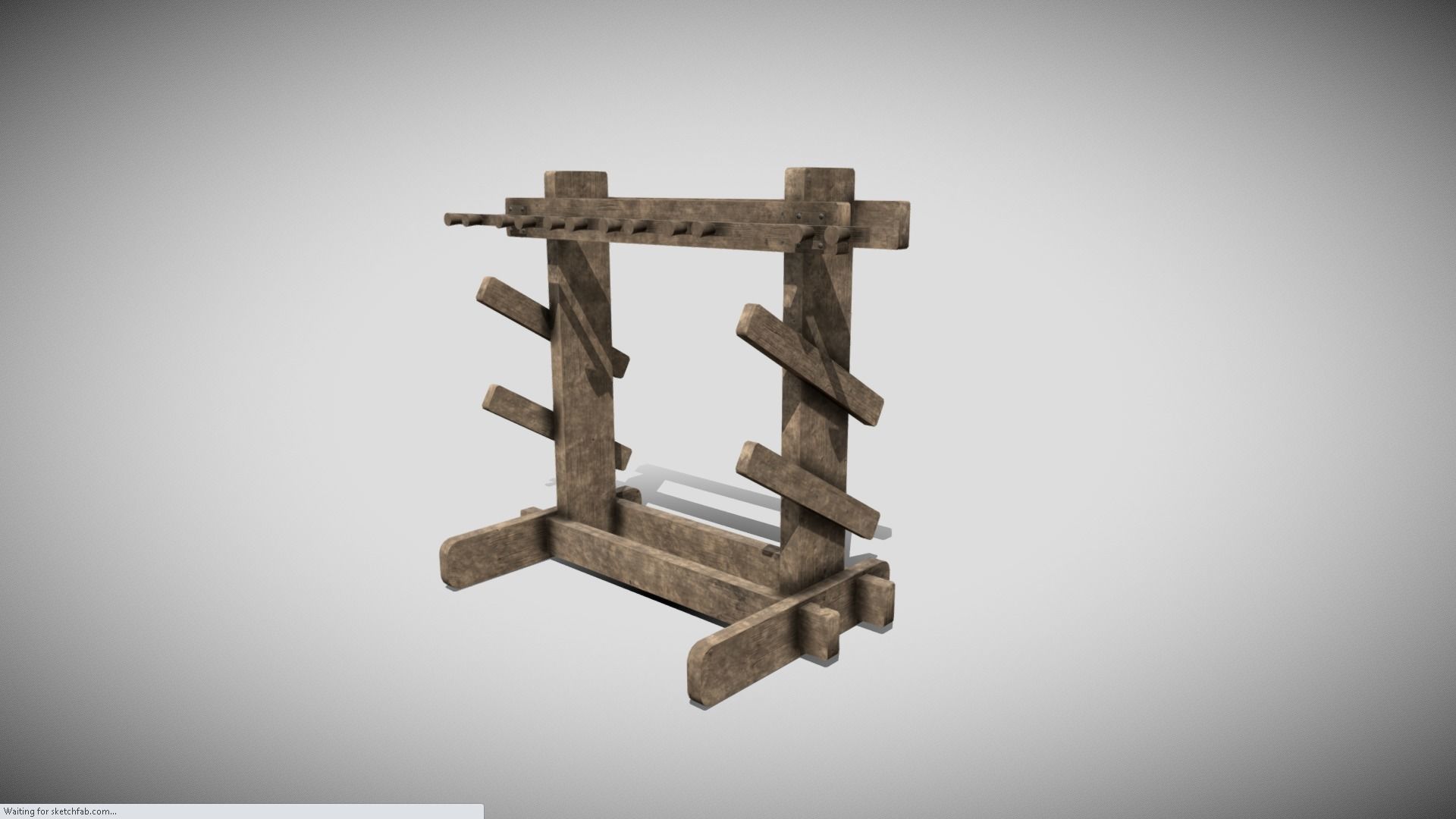 Medieval Weapons Rack