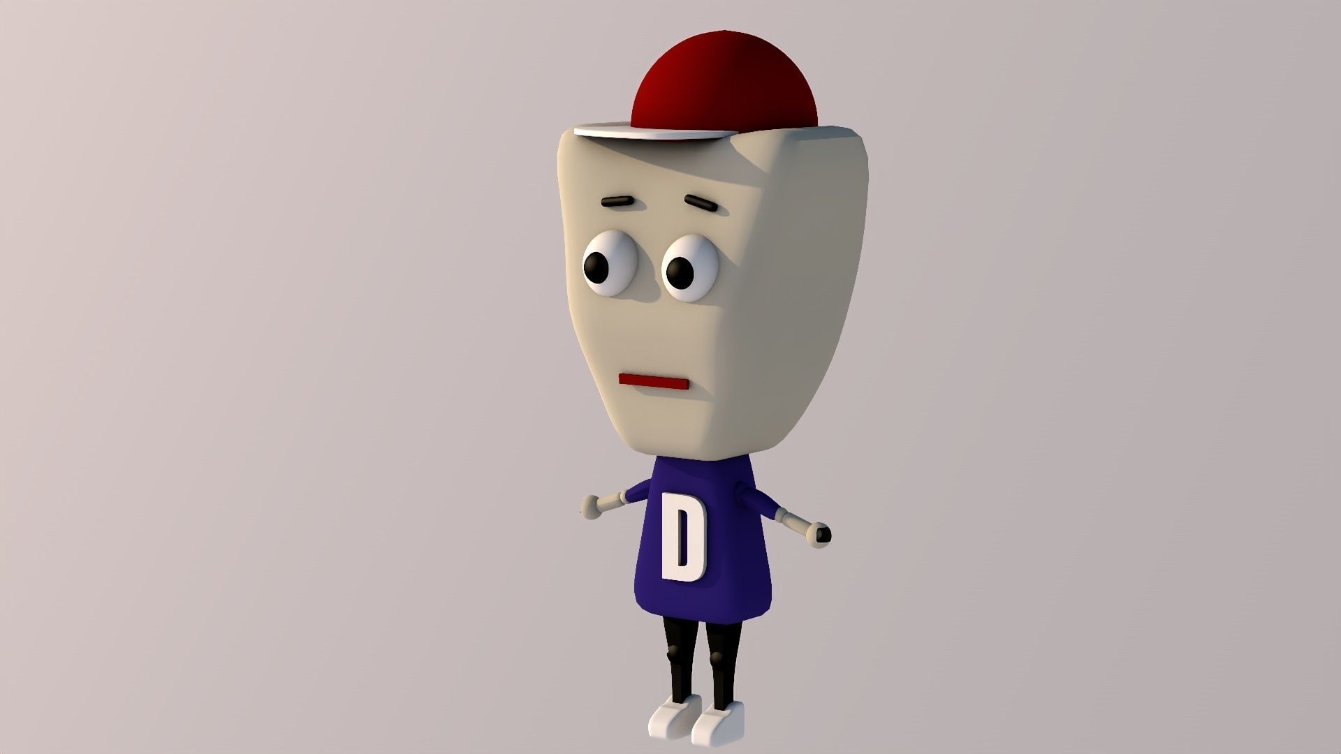3d Child Model Cartoon Character Wearing Cap 3d Model Cgtrader 3d Child Model Cartoon Character Wearing Cap 3d Model Cgtrader