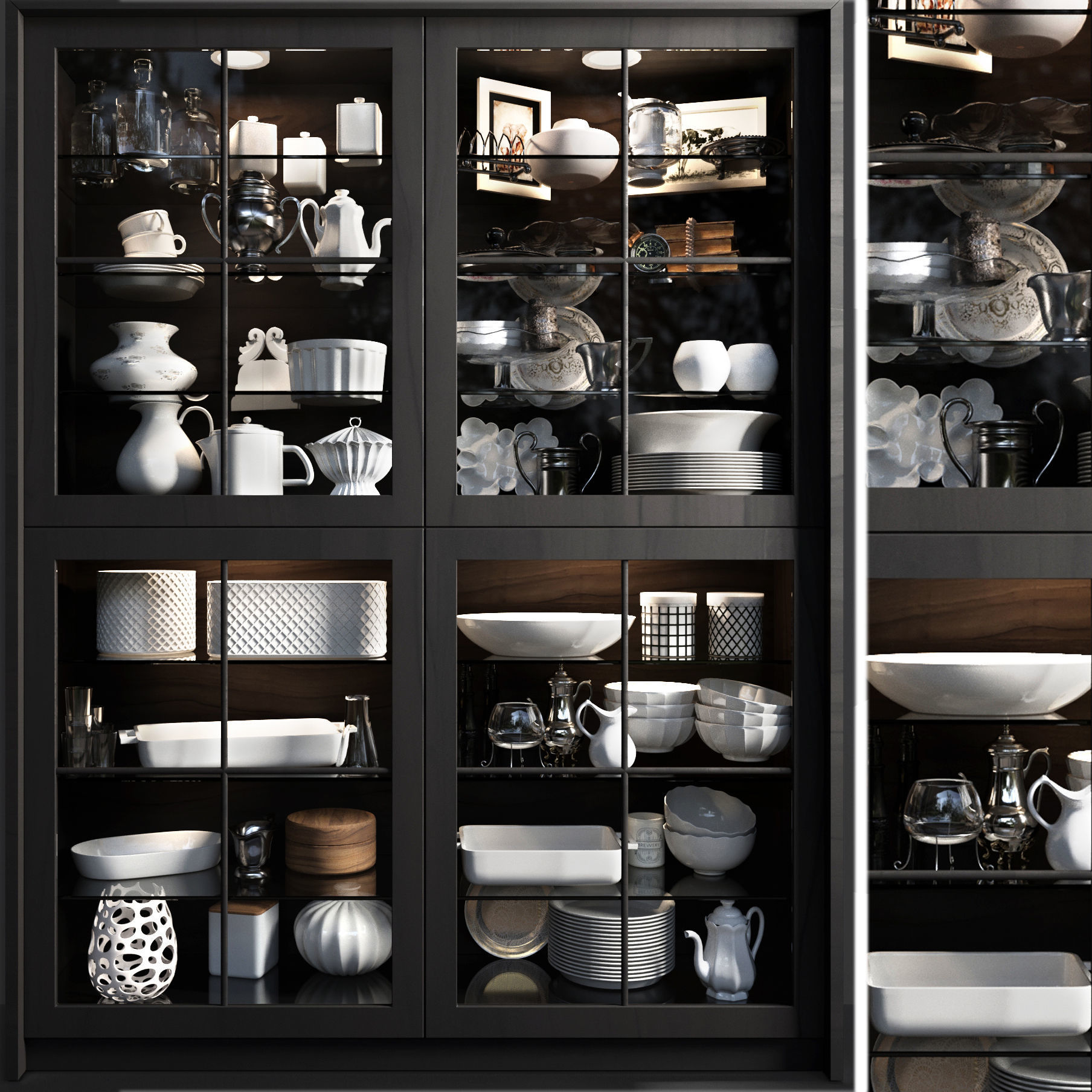 Cupboard with small change for the kitchen