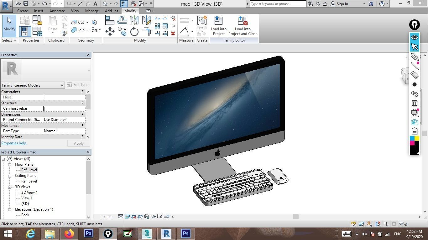 Apple computer and pc family for revit 2027 3D model CGTrader