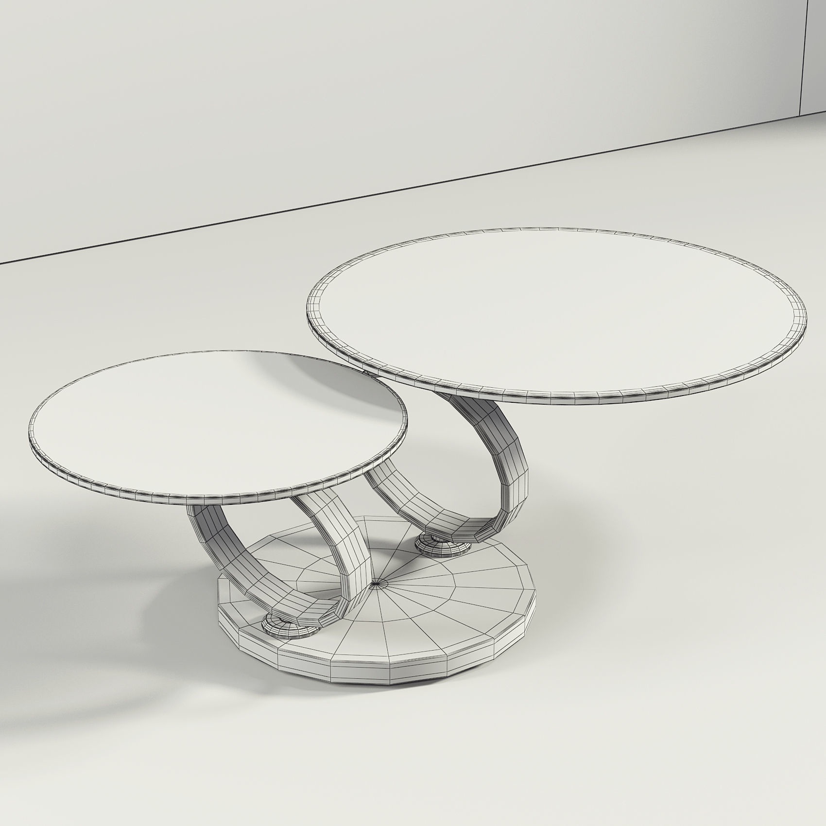 Rotatable Coffee Table 081 3D model animated | CGTrader