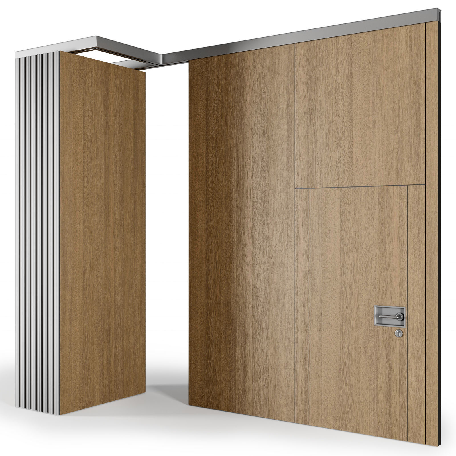 SoundProof Sliding Partition Walls 3D model CGTrader