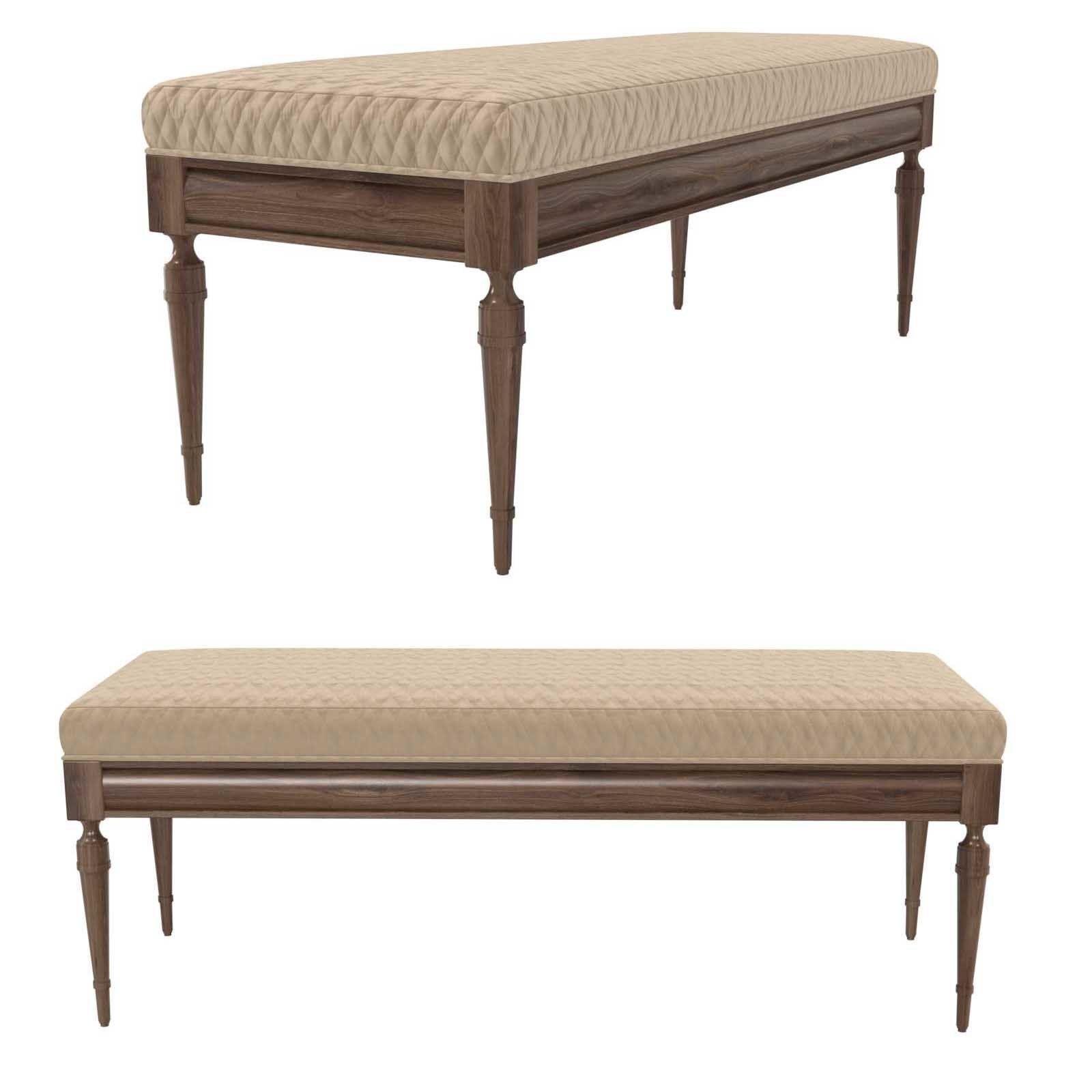 Baker milling road originals bench 3D model CGTrader