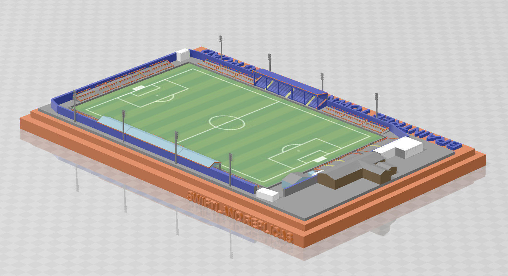 Braintree Town Cressing Road 3D model 3D printable CGTrader