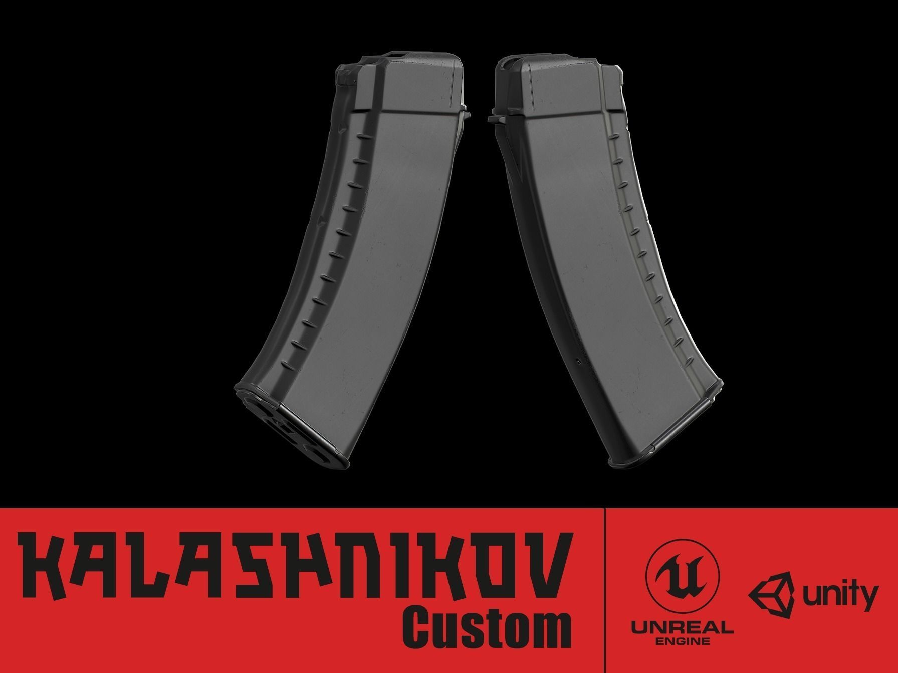 3D model AK - Magazine - AK74 Tactical Plum VR / AR / low-poly | CGTrader