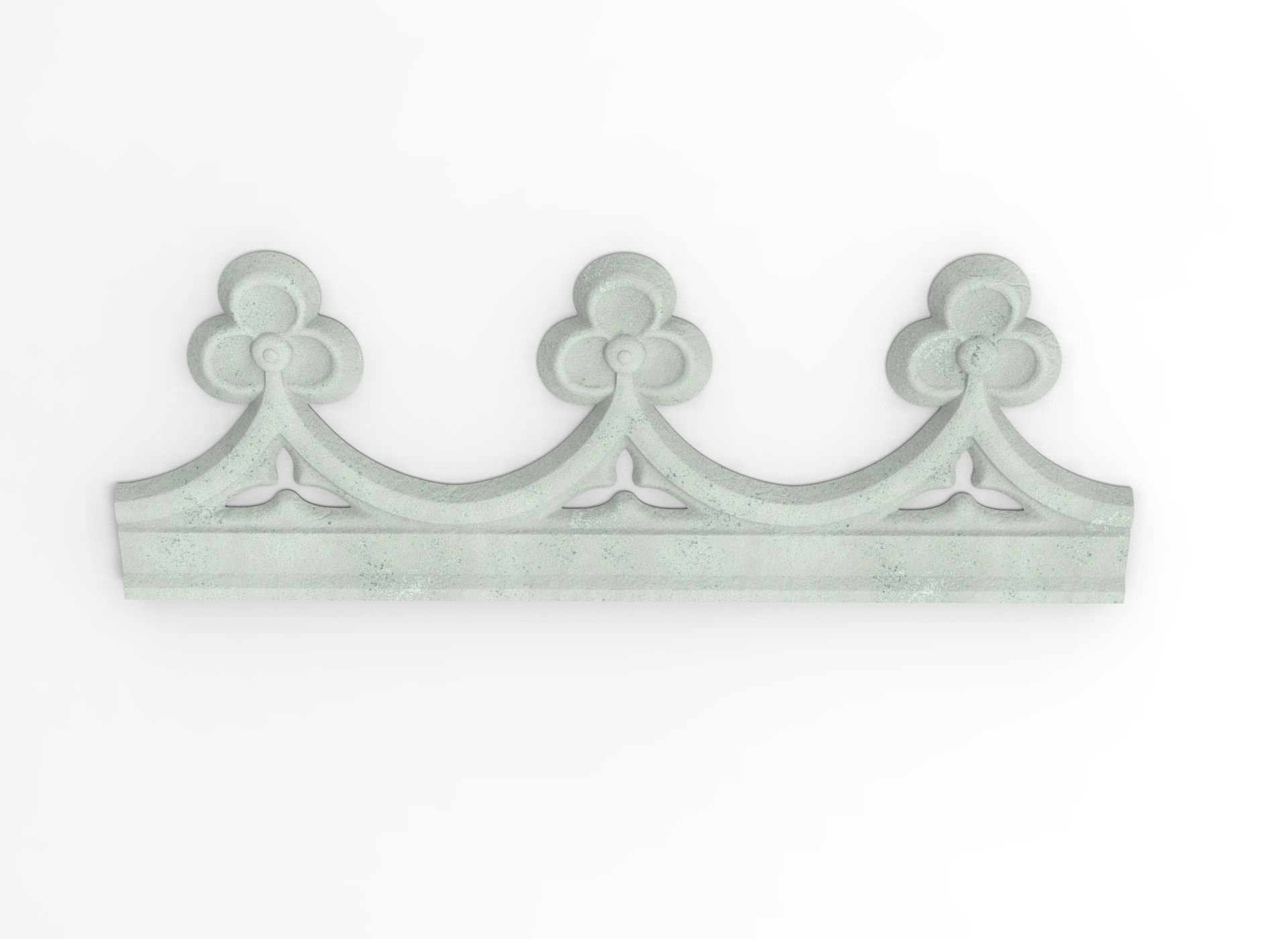 Decorated friezes with trefoil for CNC on printer HD model 3D model 3D ...