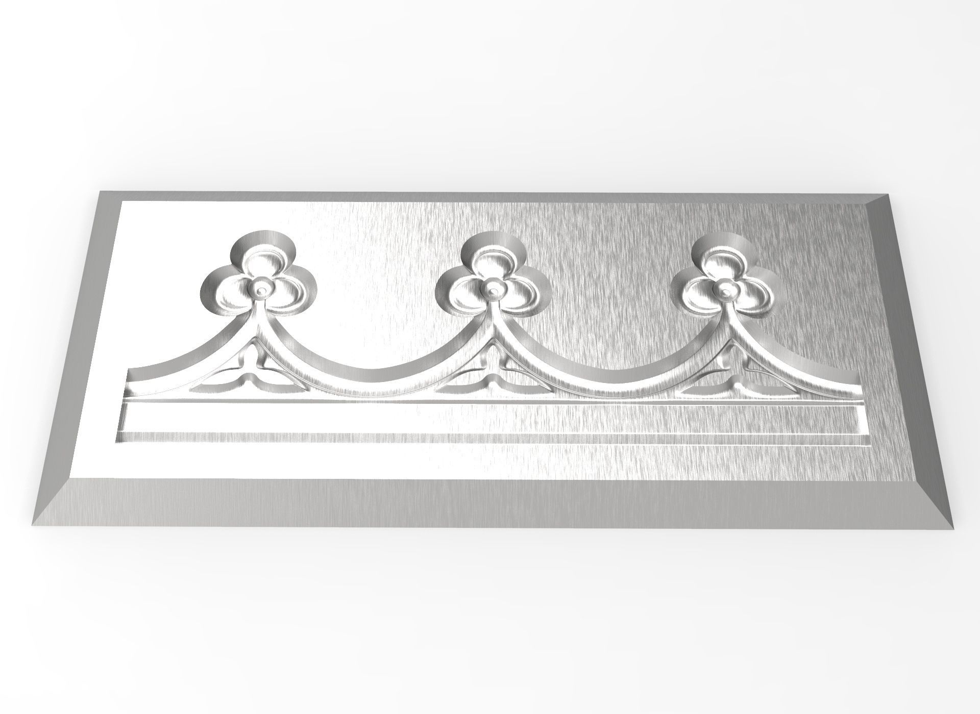 Decorated friezes with trefoil for CNC on printer HD model 3D model 3D ...