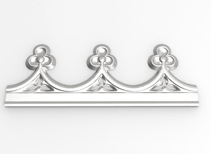 Decorated Friezes With Trefoil For CNC On Printer HD Model 3D Model 3D Decorated Friezes With Trefoil For CNC On Printer HD Model 3D Model 3D