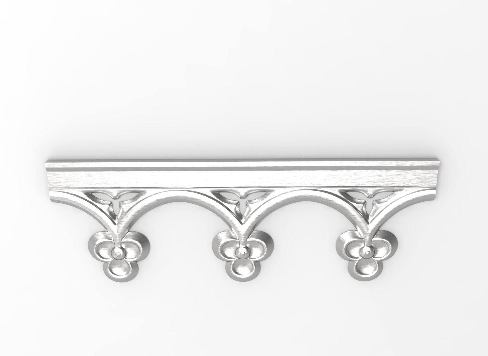 Decorated friezes with trefoil for CNC on printer HD model 3D model 3D ...