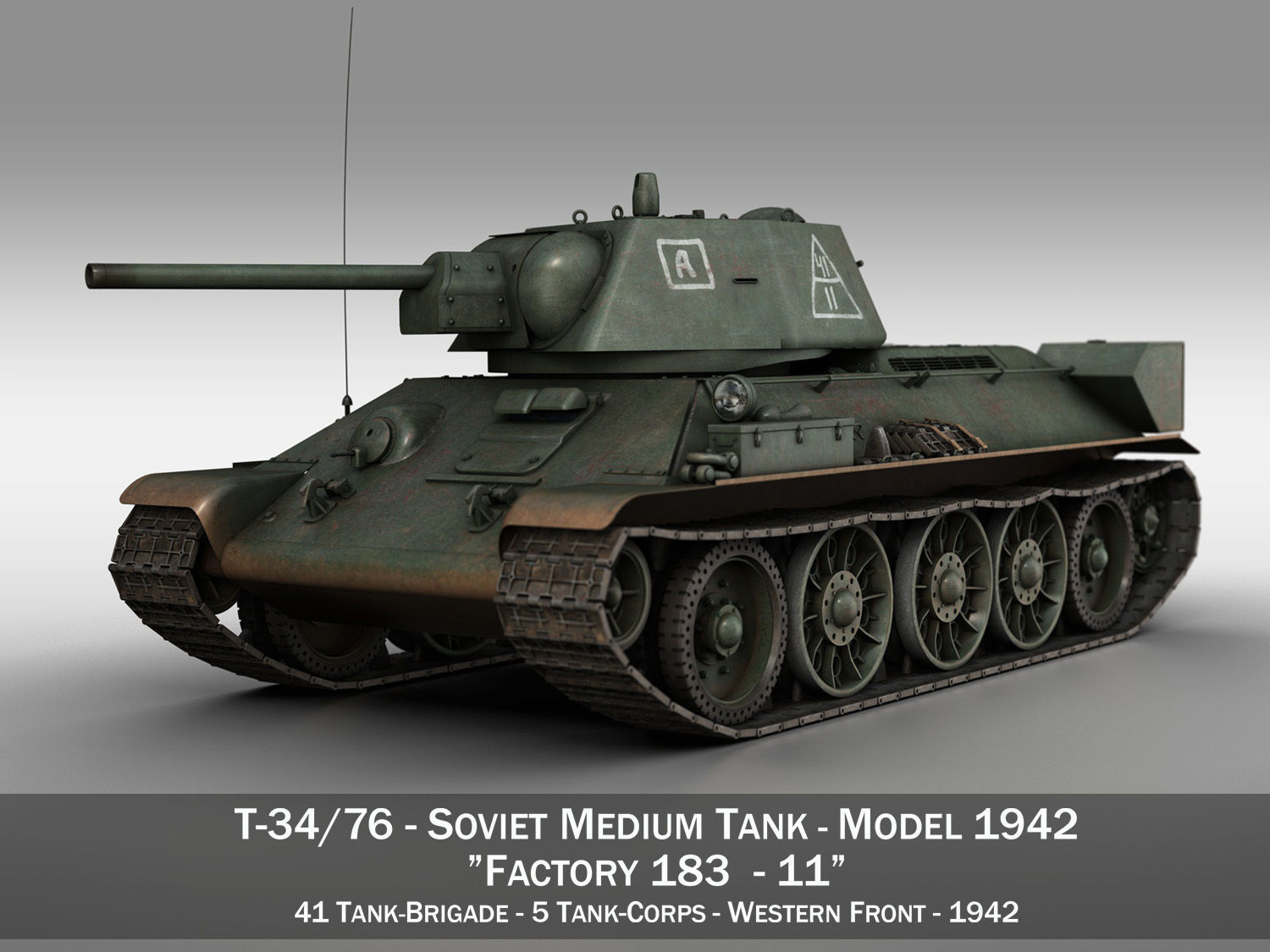 T-34-76 - Model 1942 - Soviet medium tank - 11